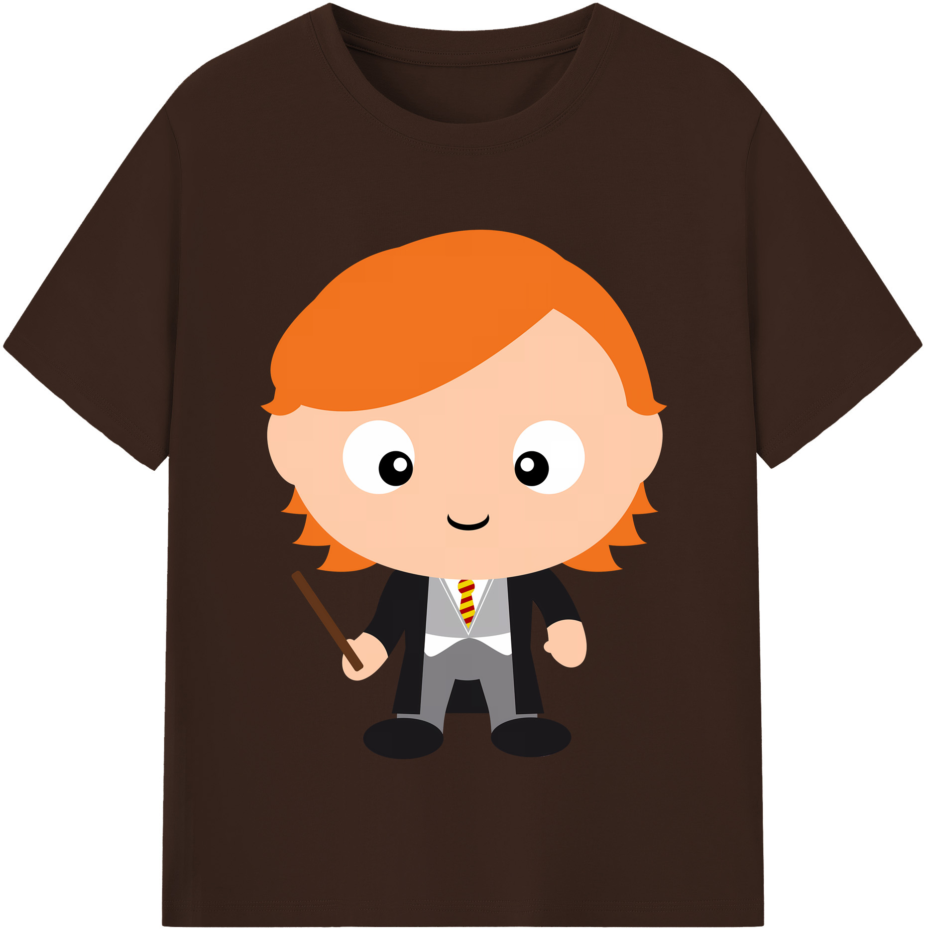（画像用） Harry Potter ハリー・ポッターシリーズ 綿100％半袖Tシャツ（フロントプリント）
