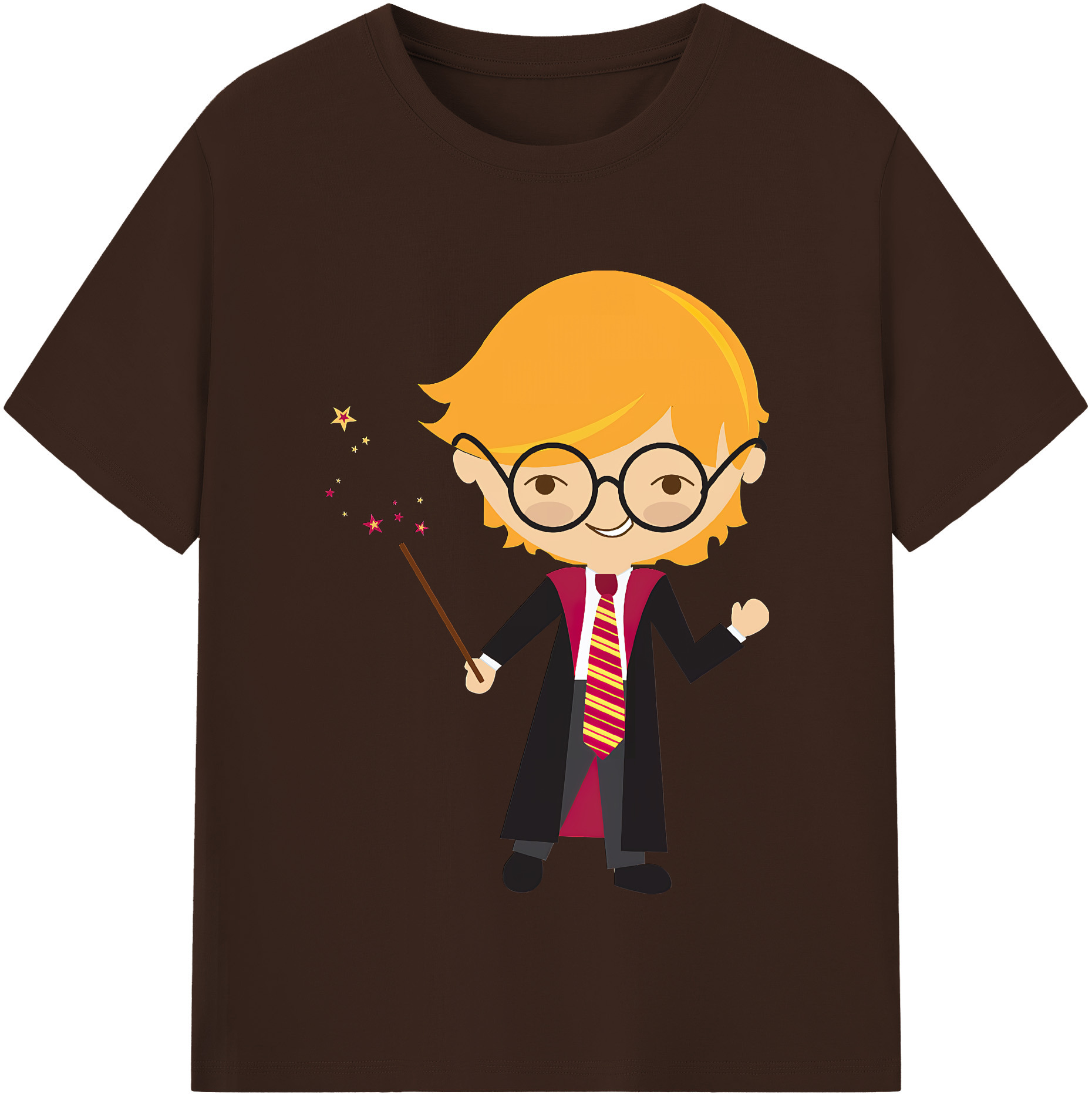 （画像用） Harry Potter ハリー・ポッターシリーズ 綿100％半袖Tシャツ（フロントプリント）