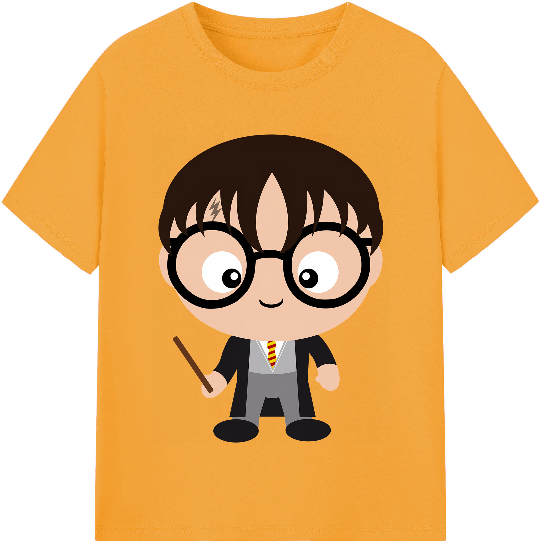（画像用） Harry Potter ハリー・ポッターシリーズ 綿100％半袖Tシャツ（フロントプリント）