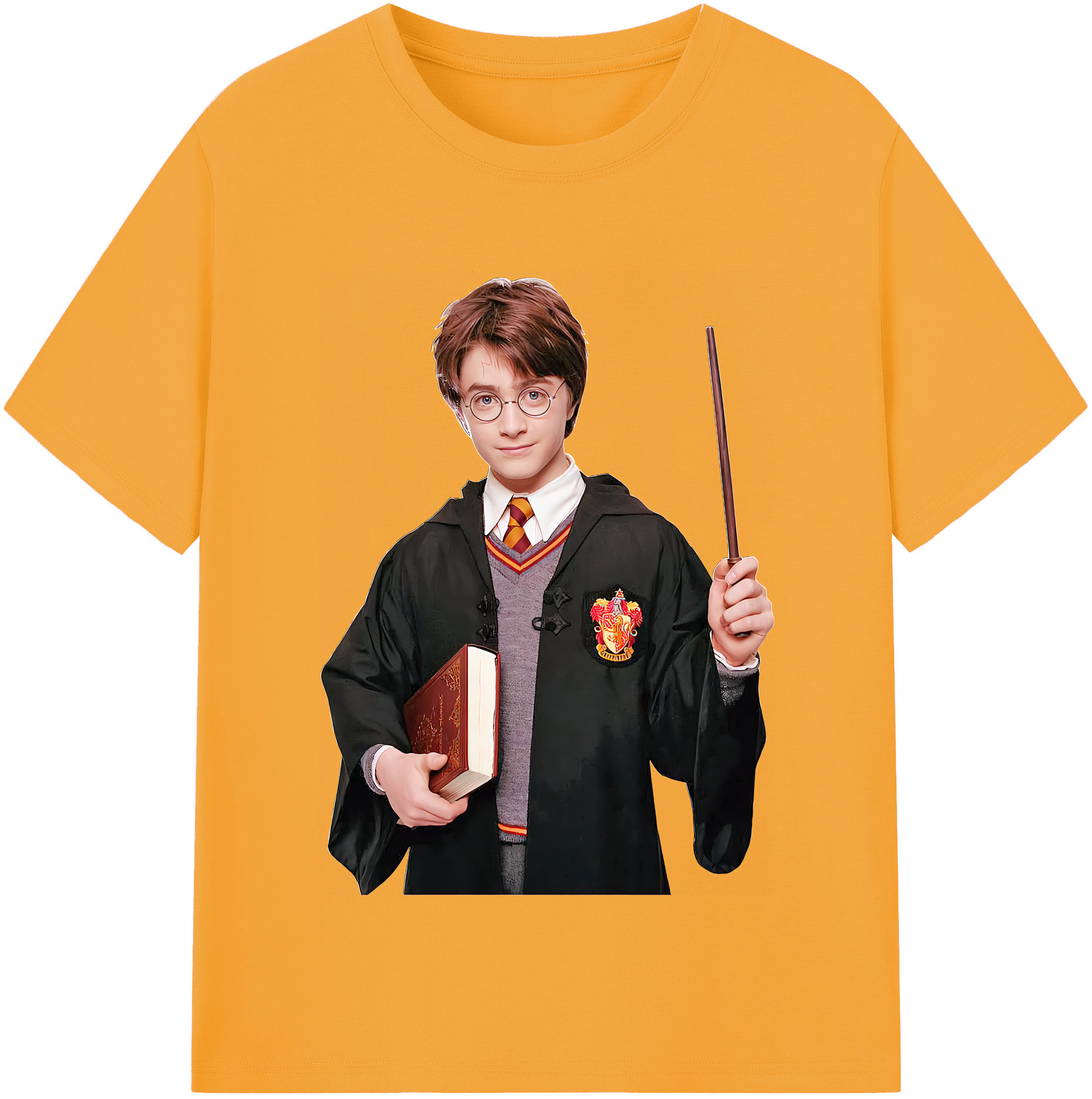 （画像用） Harry Potter ハリー・ポッターシリーズ 綿100％半袖Tシャツ（フロントプリント）
