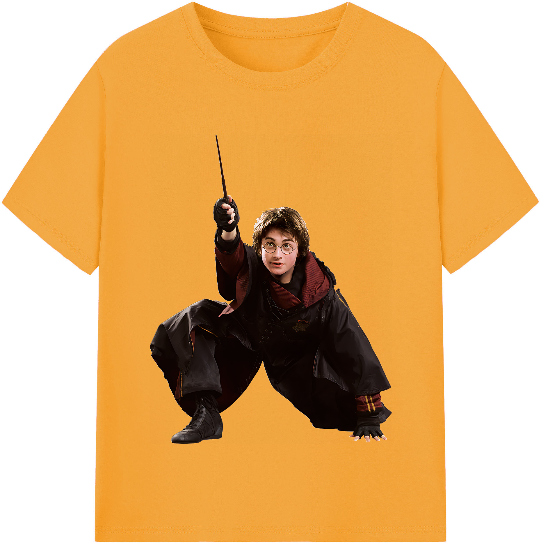 （画像用） Harry Potter ハリー・ポッターシリーズ 綿100％半袖Tシャツ（フロントプリント）