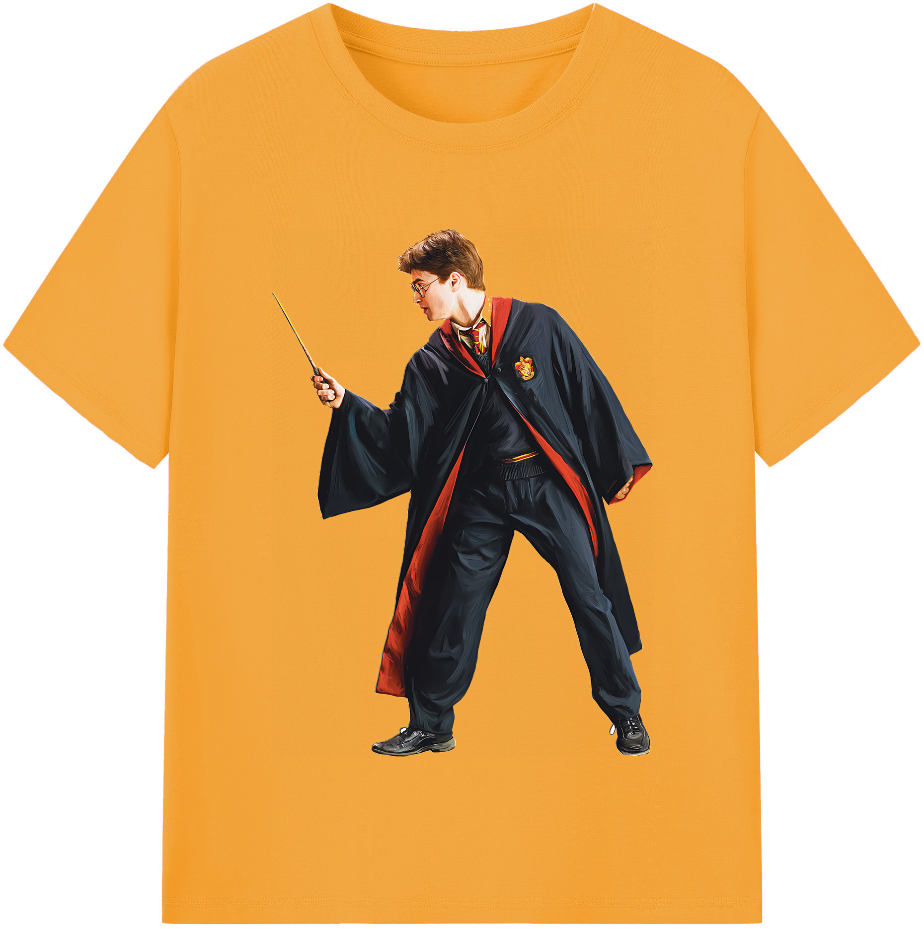（画像用） Harry Potter ハリー・ポッターシリーズ 綿100％半袖Tシャツ（フロントプリント）