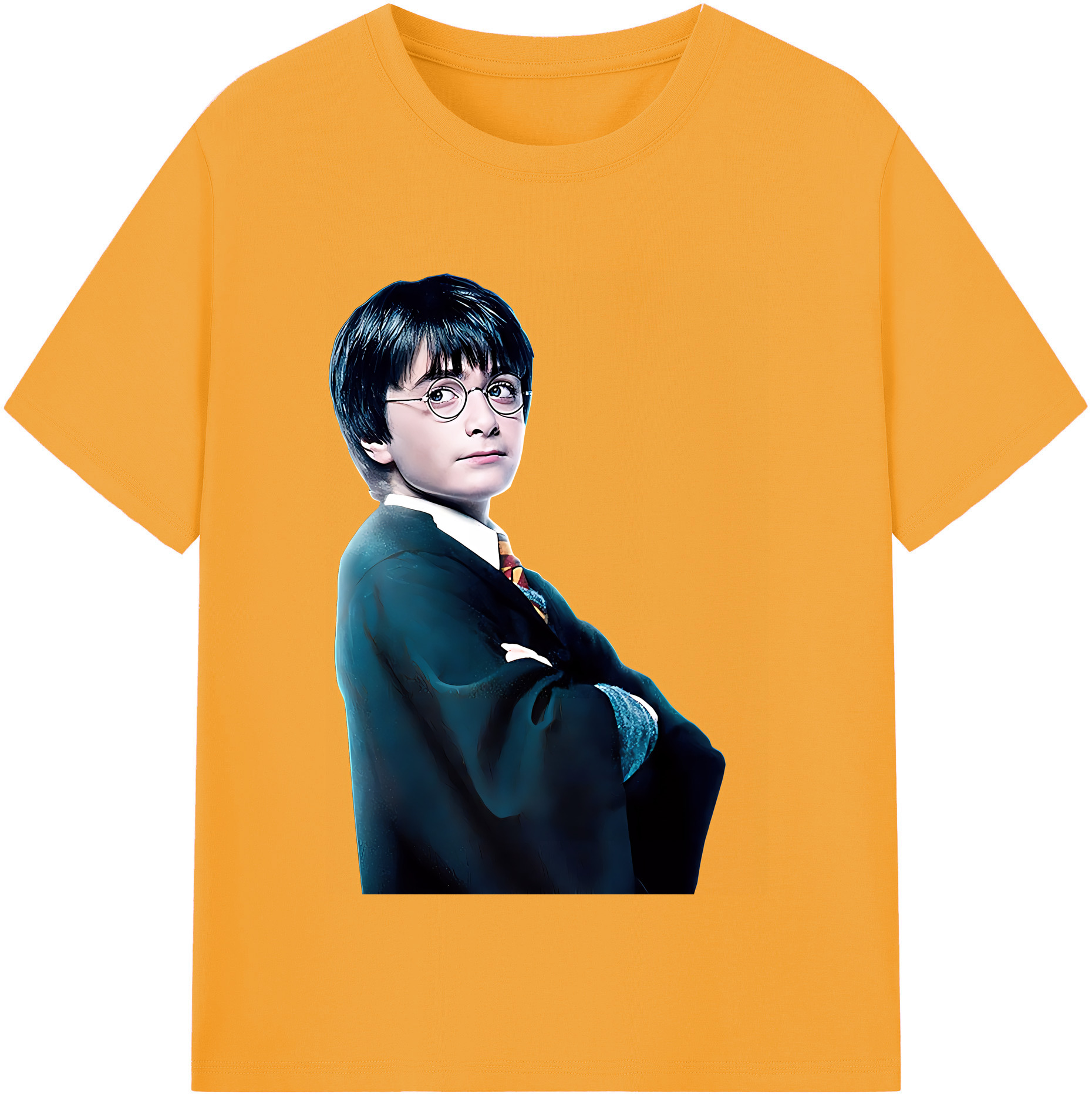 （画像用） Harry Potter ハリー・ポッターシリーズ 綿100％半袖Tシャツ（フロントプリント）