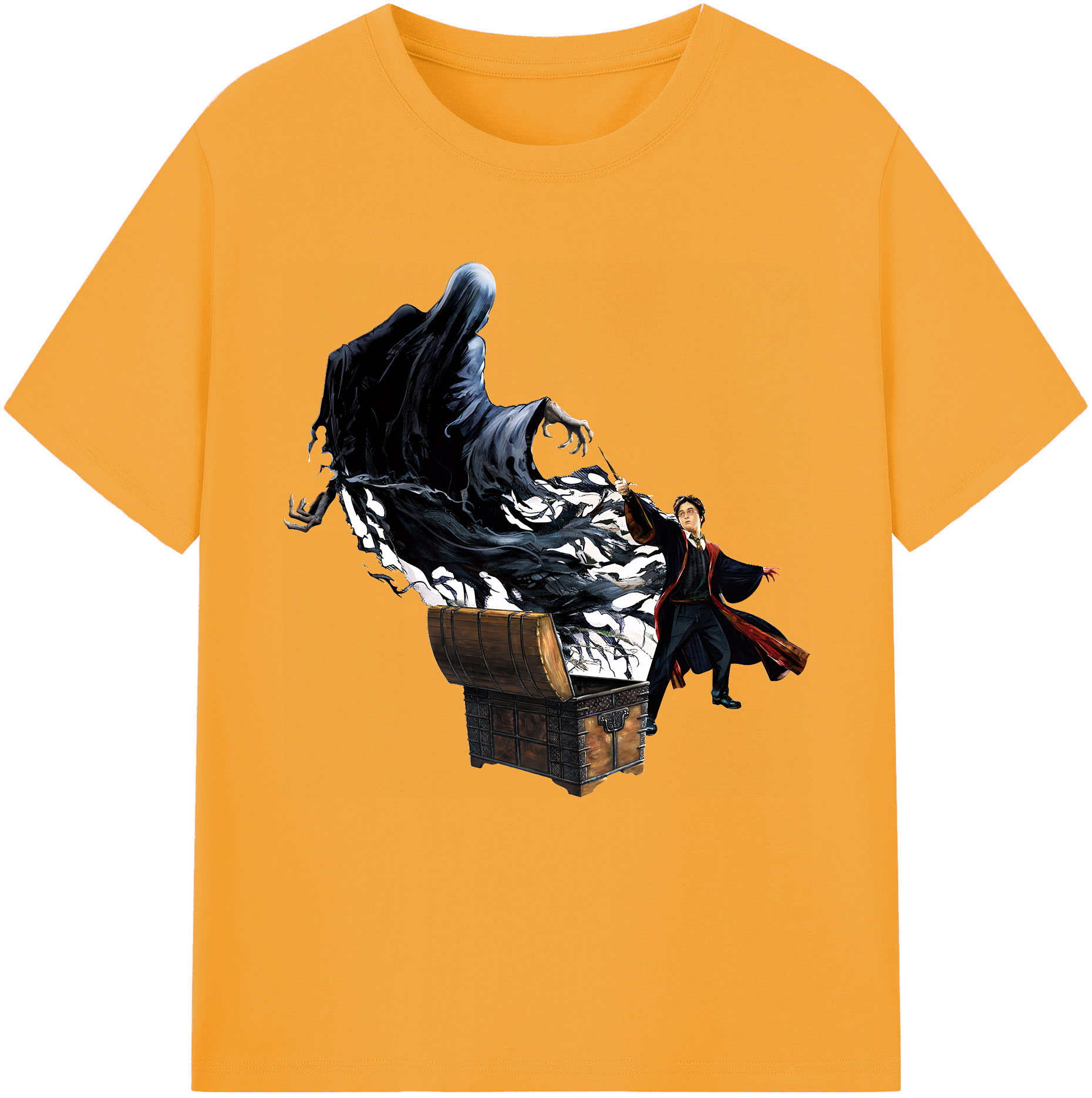 （画像用） Harry Potter ハリー・ポッターシリーズ 綿100％半袖Tシャツ（フロントプリント）