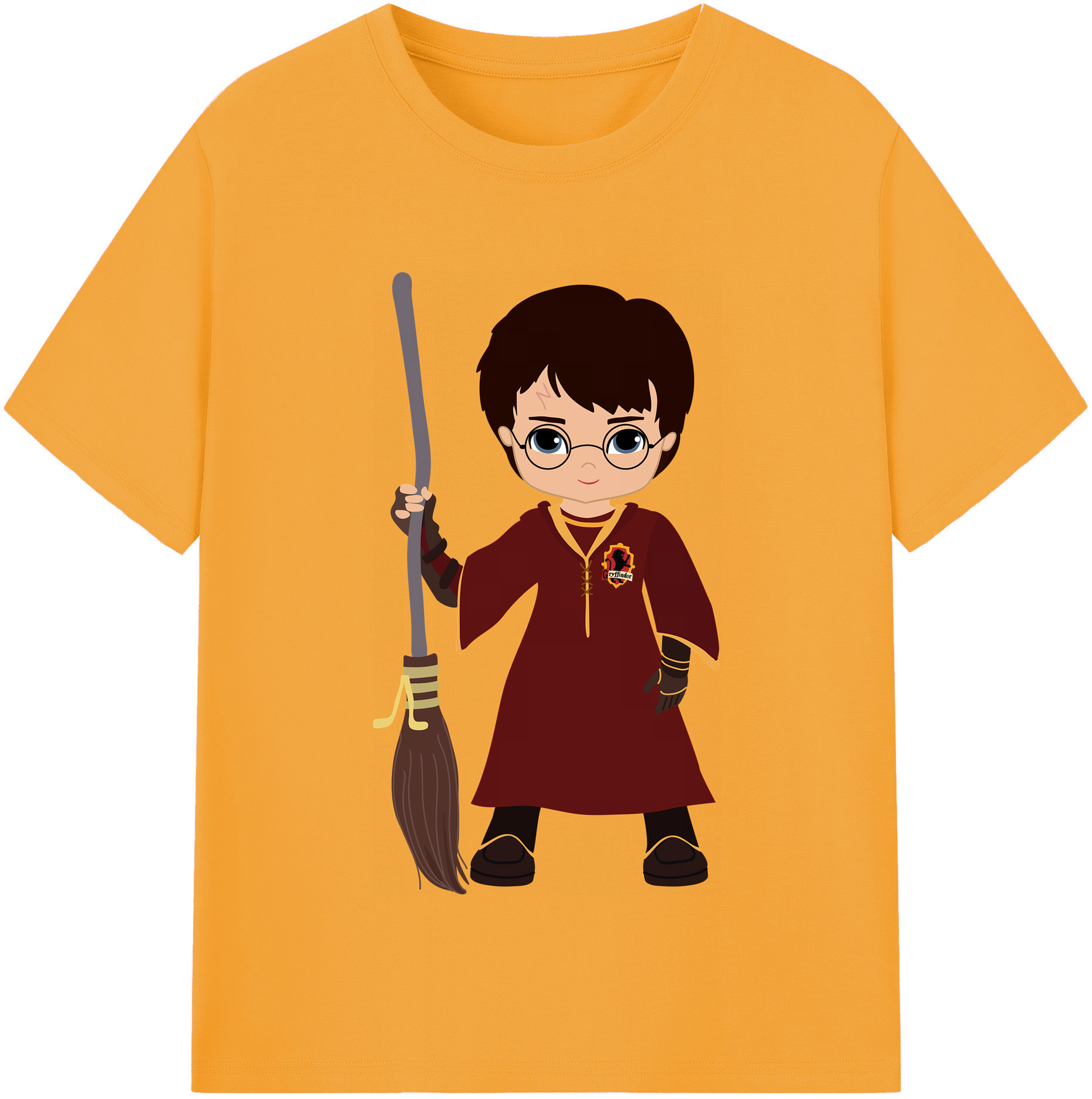 （画像用） Harry Potter ハリー・ポッターシリーズ 綿100％半袖Tシャツ（フロントプリント）