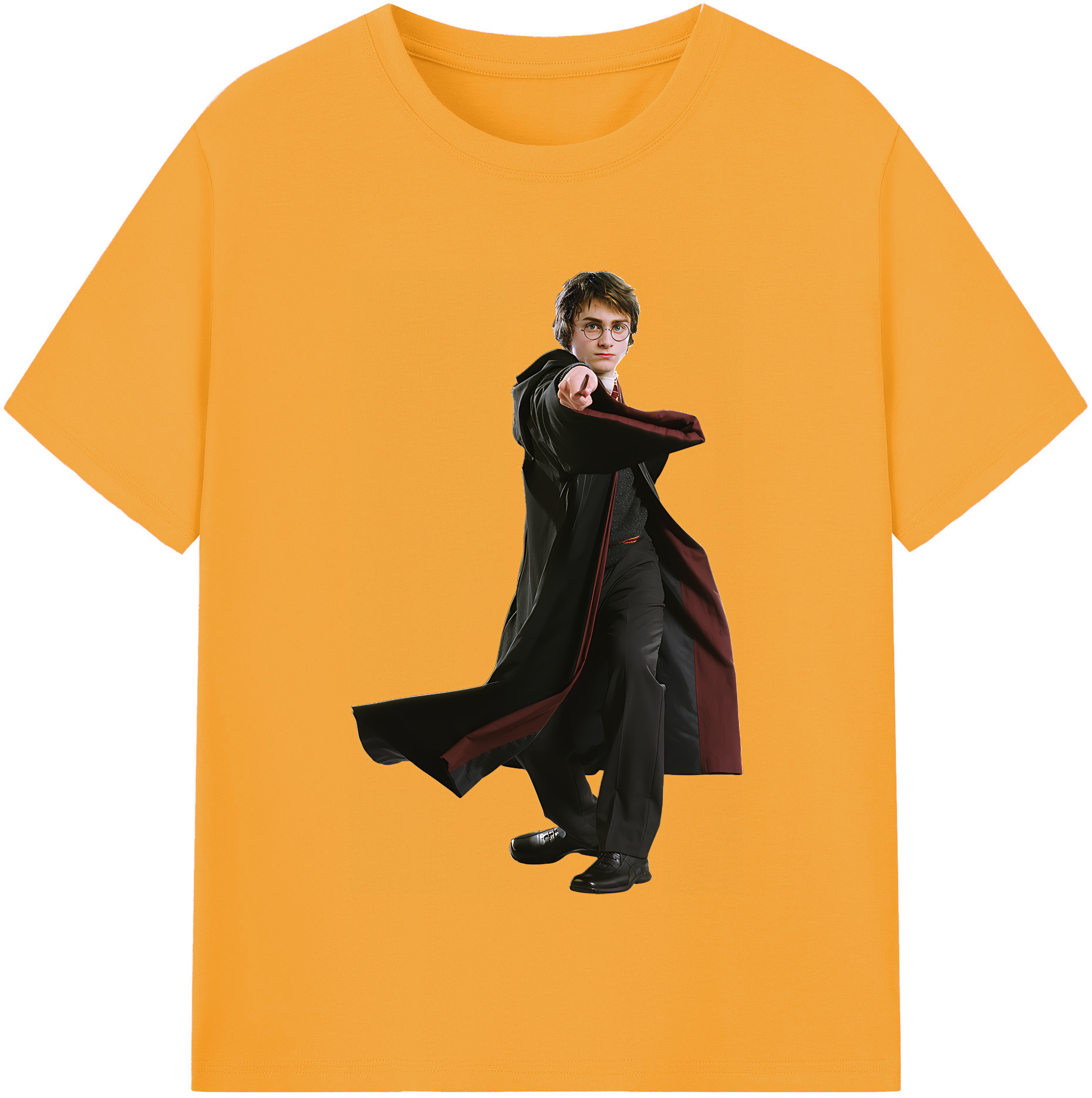 （画像用） Harry Potter ハリー・ポッターシリーズ 綿100％半袖Tシャツ（フロントプリント）
