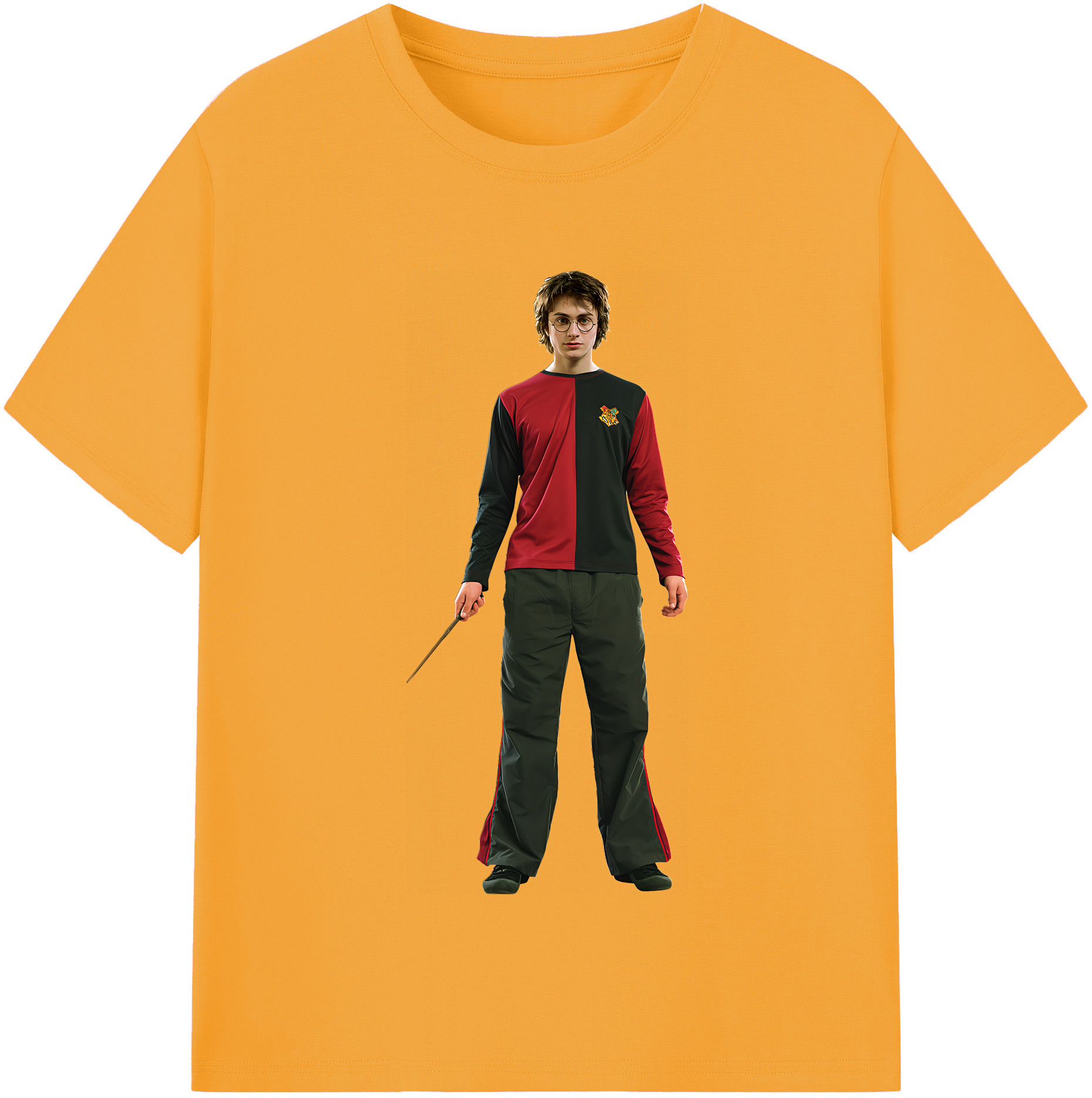 （画像用） Harry Potter ハリー・ポッターシリーズ 綿100％半袖Tシャツ（フロントプリント）