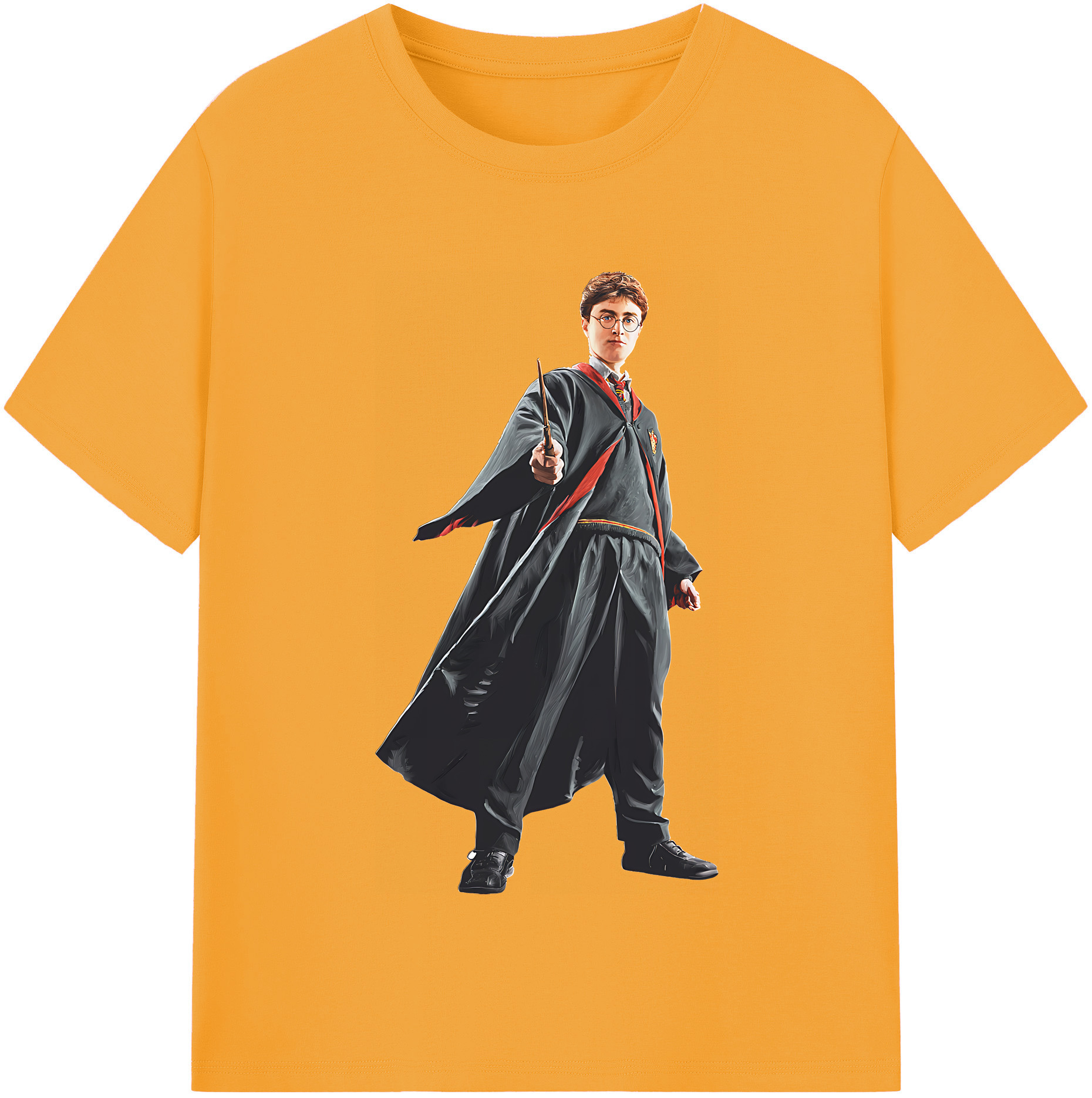（画像用） Harry Potter ハリー・ポッターシリーズ 綿100％半袖Tシャツ（フロントプリント）