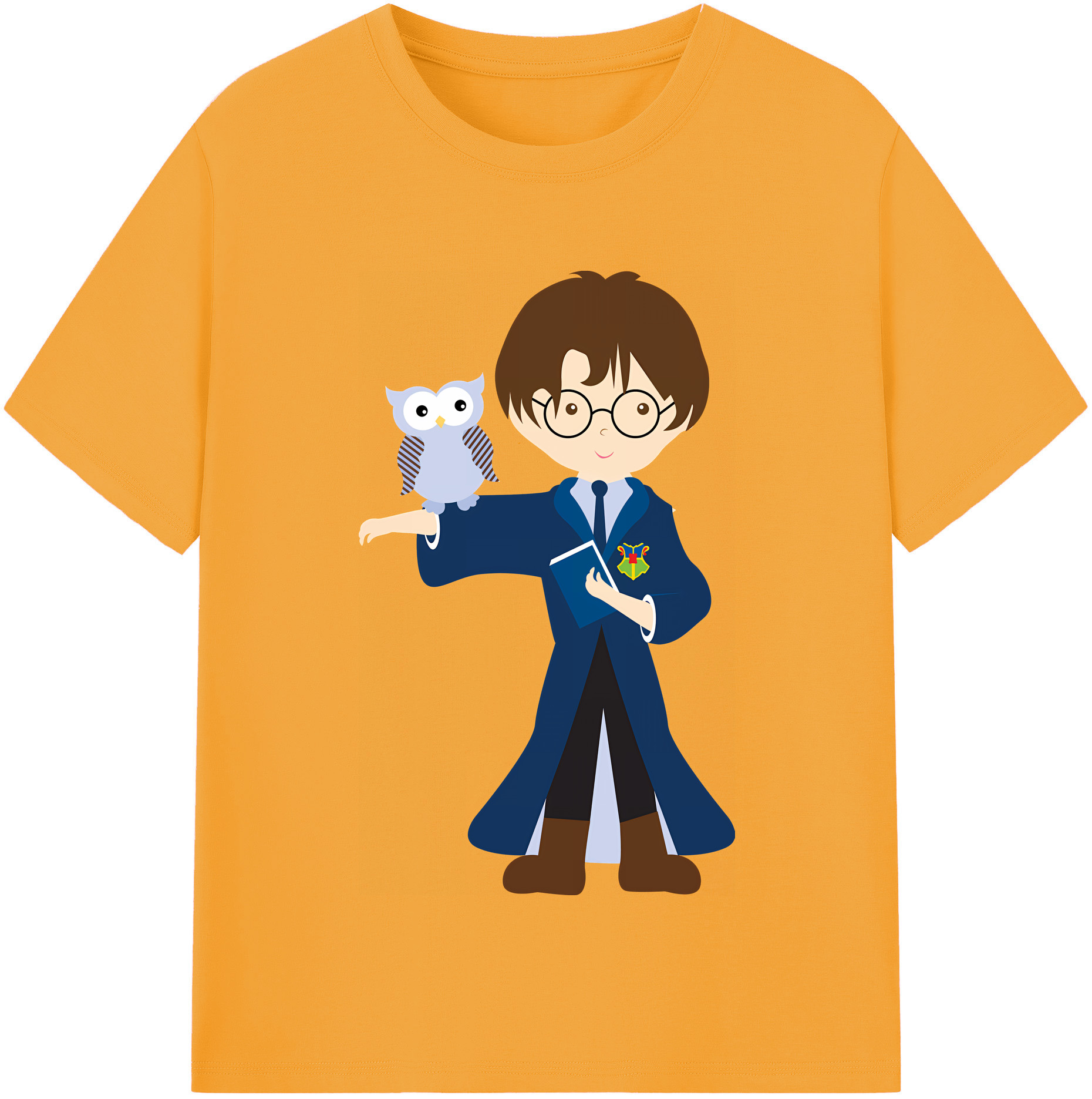 （画像用） Harry Potter ハリー・ポッターシリーズ 綿100％半袖Tシャツ（フロントプリント）