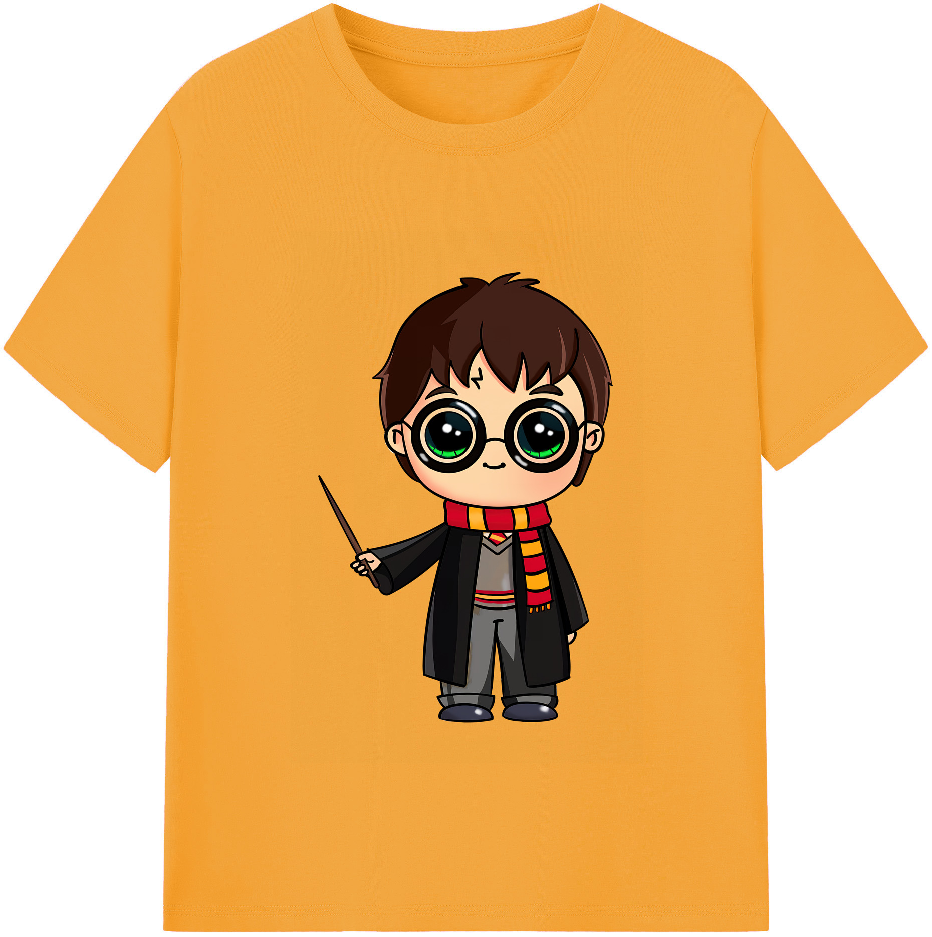 （画像用） Harry Potter ハリー・ポッターシリーズ 綿100％半袖Tシャツ（フロントプリント）