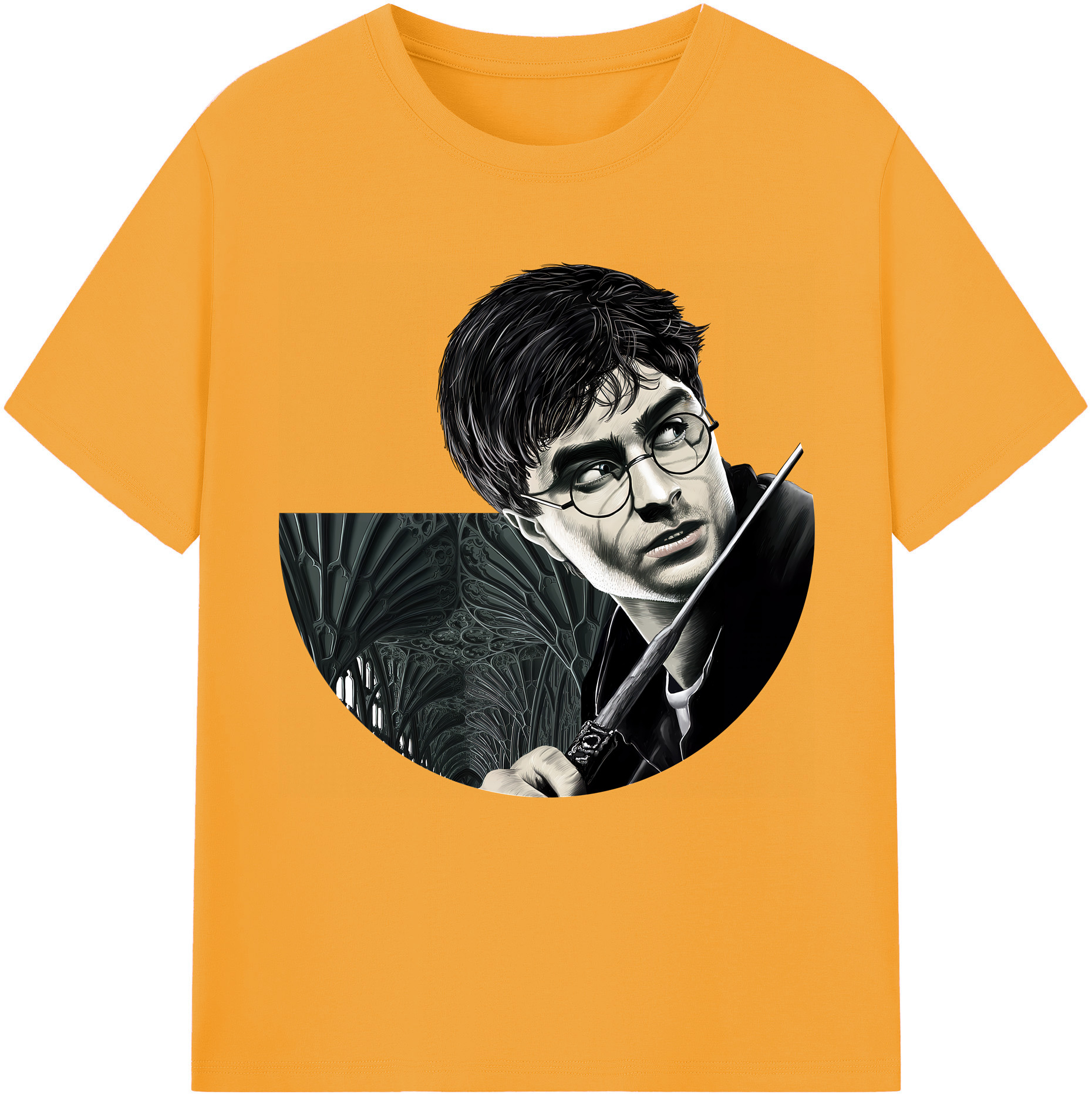 （画像用） Harry Potter ハリー・ポッターシリーズ 綿100％半袖Tシャツ（フロントプリント）