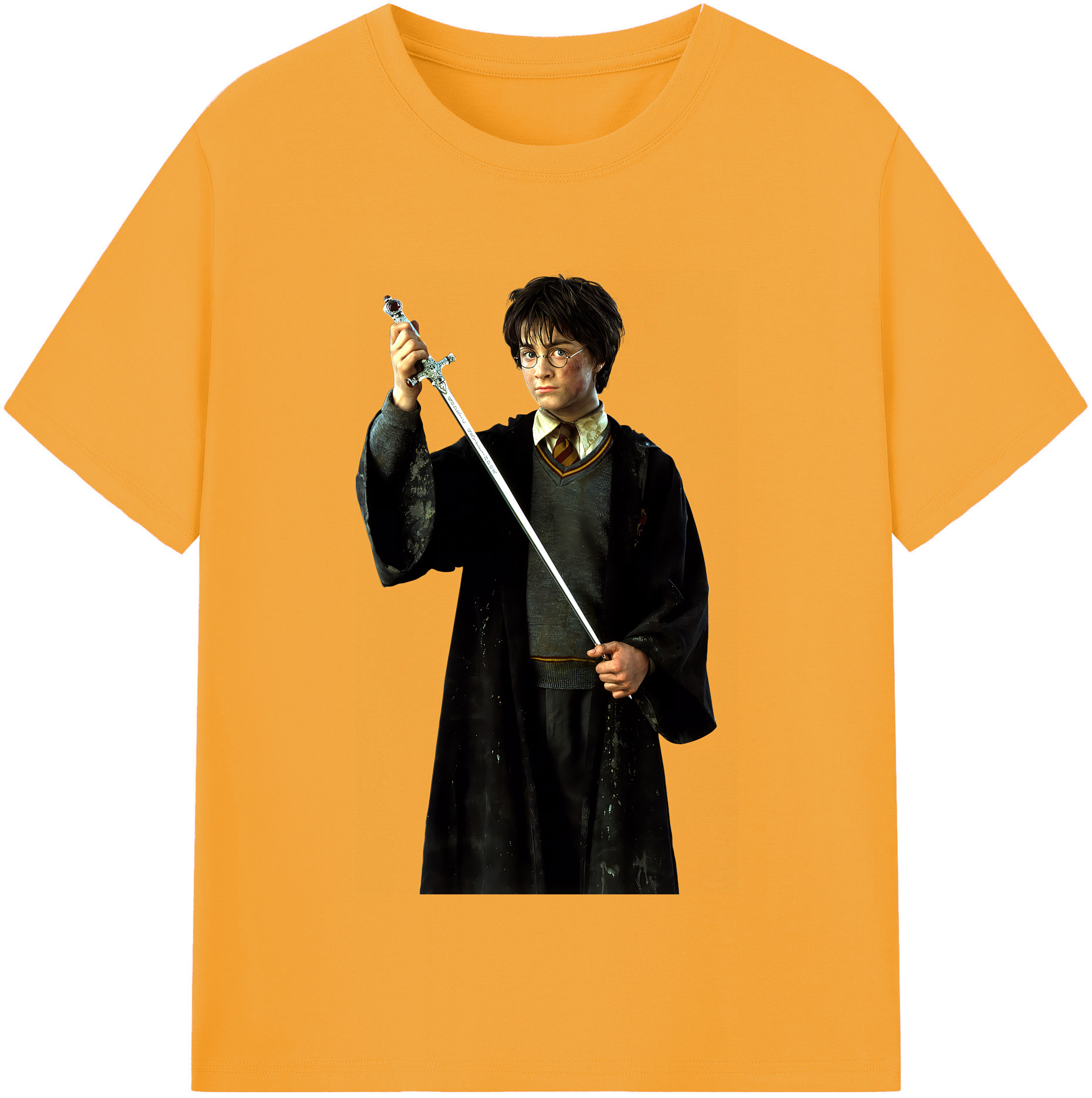 （画像用） Harry Potter ハリー・ポッターシリーズ 綿100％半袖Tシャツ（フロントプリント）