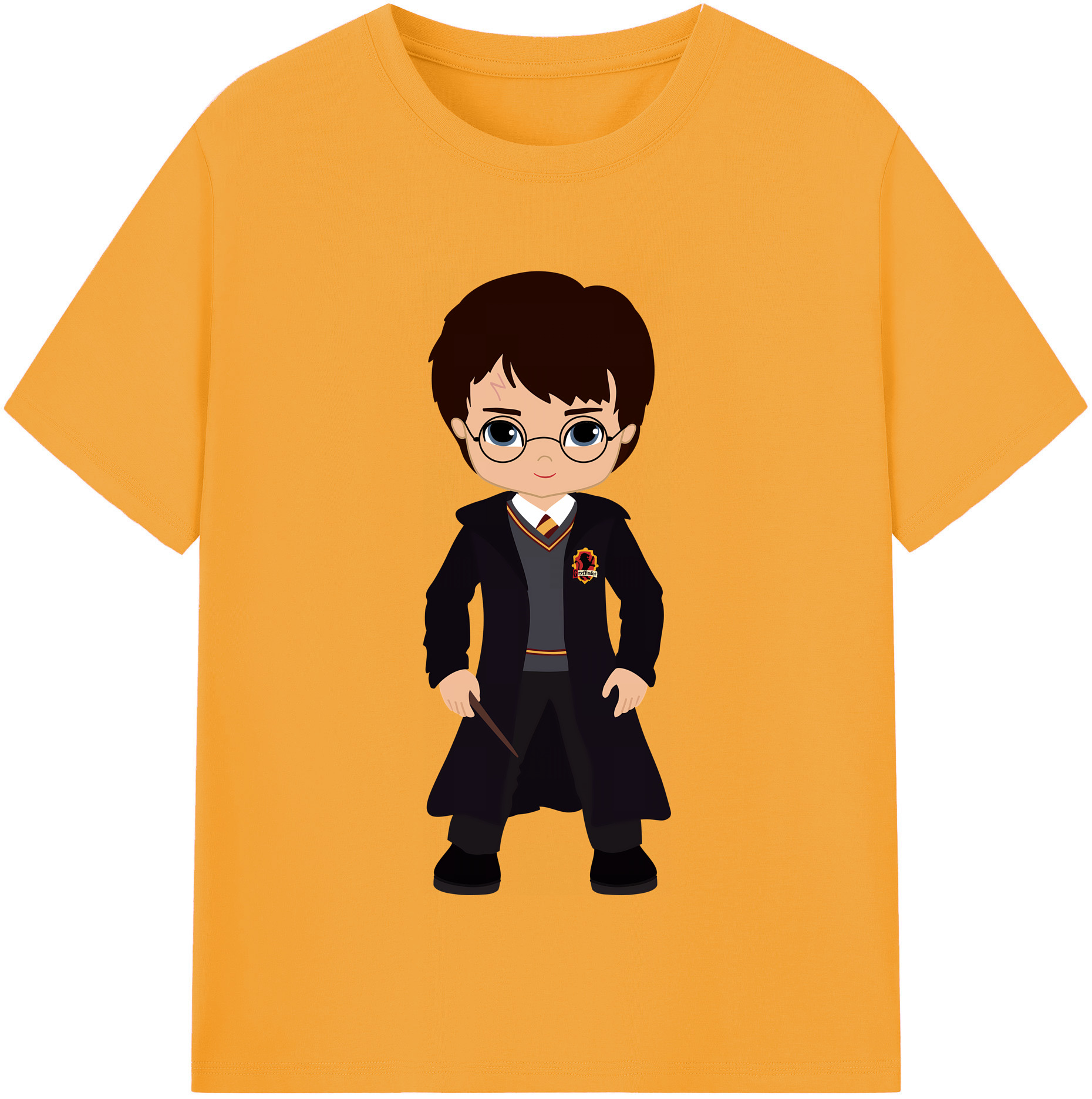 （画像用） Harry Potter ハリー・ポッターシリーズ 綿100％半袖Tシャツ（フロントプリント）