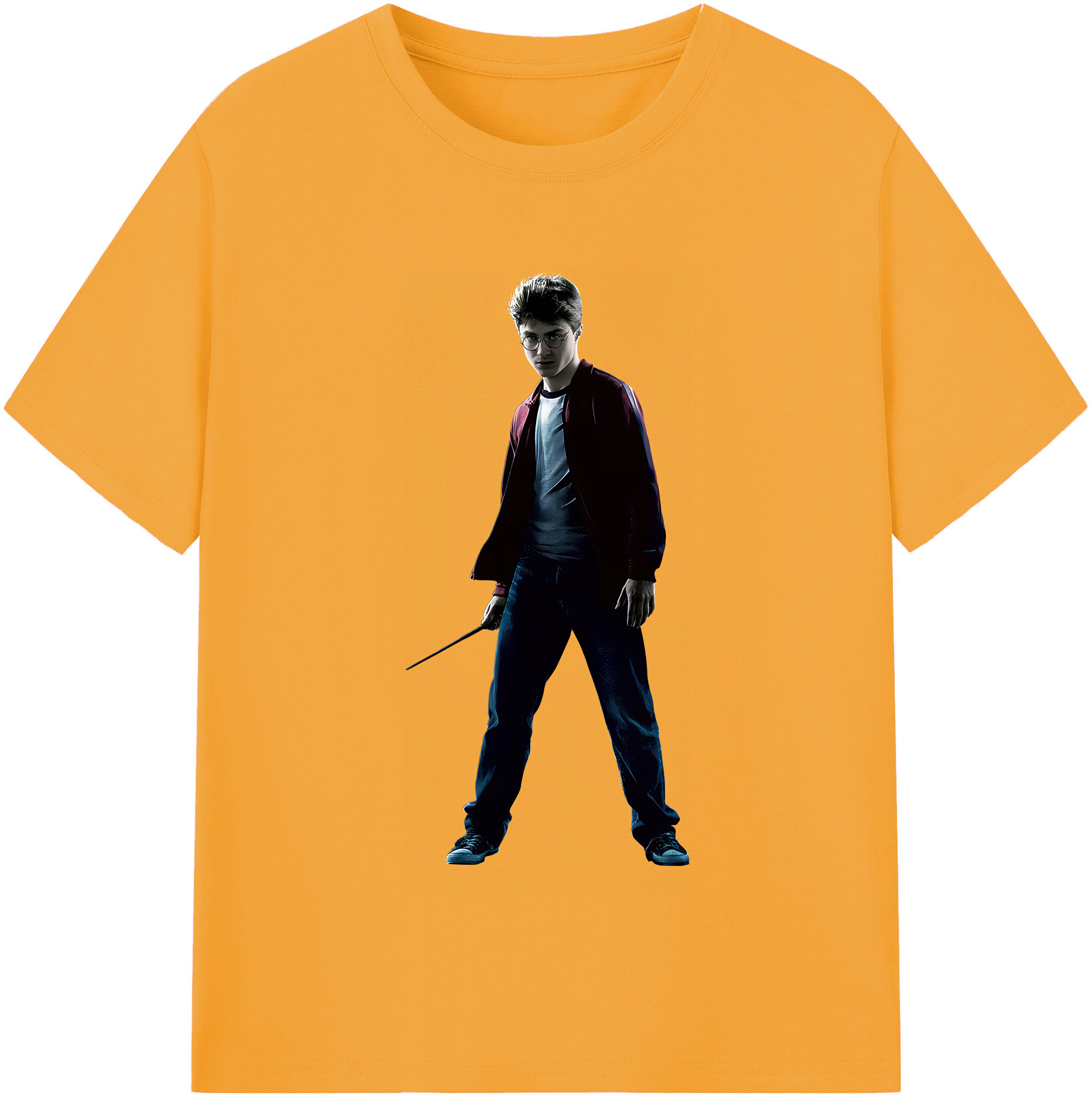 （画像用） Harry Potter ハリー・ポッターシリーズ 綿100％半袖Tシャツ（フロントプリント）