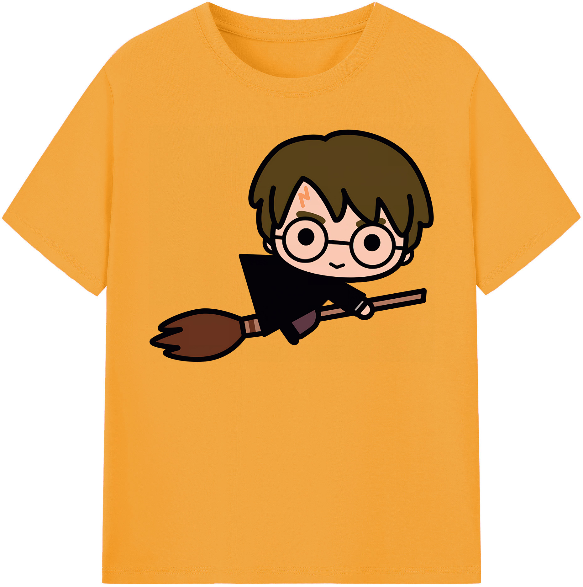 （画像用） Harry Potter ハリー・ポッターシリーズ 綿100％半袖Tシャツ（フロントプリント）
