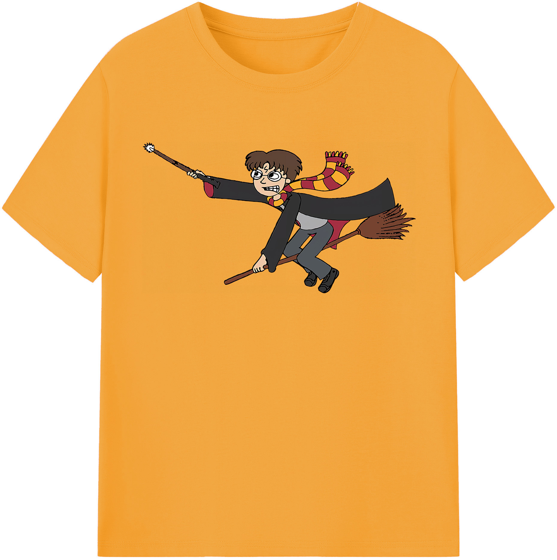 （画像用） Harry Potter ハリー・ポッターシリーズ 綿100％半袖Tシャツ（フロントプリント）