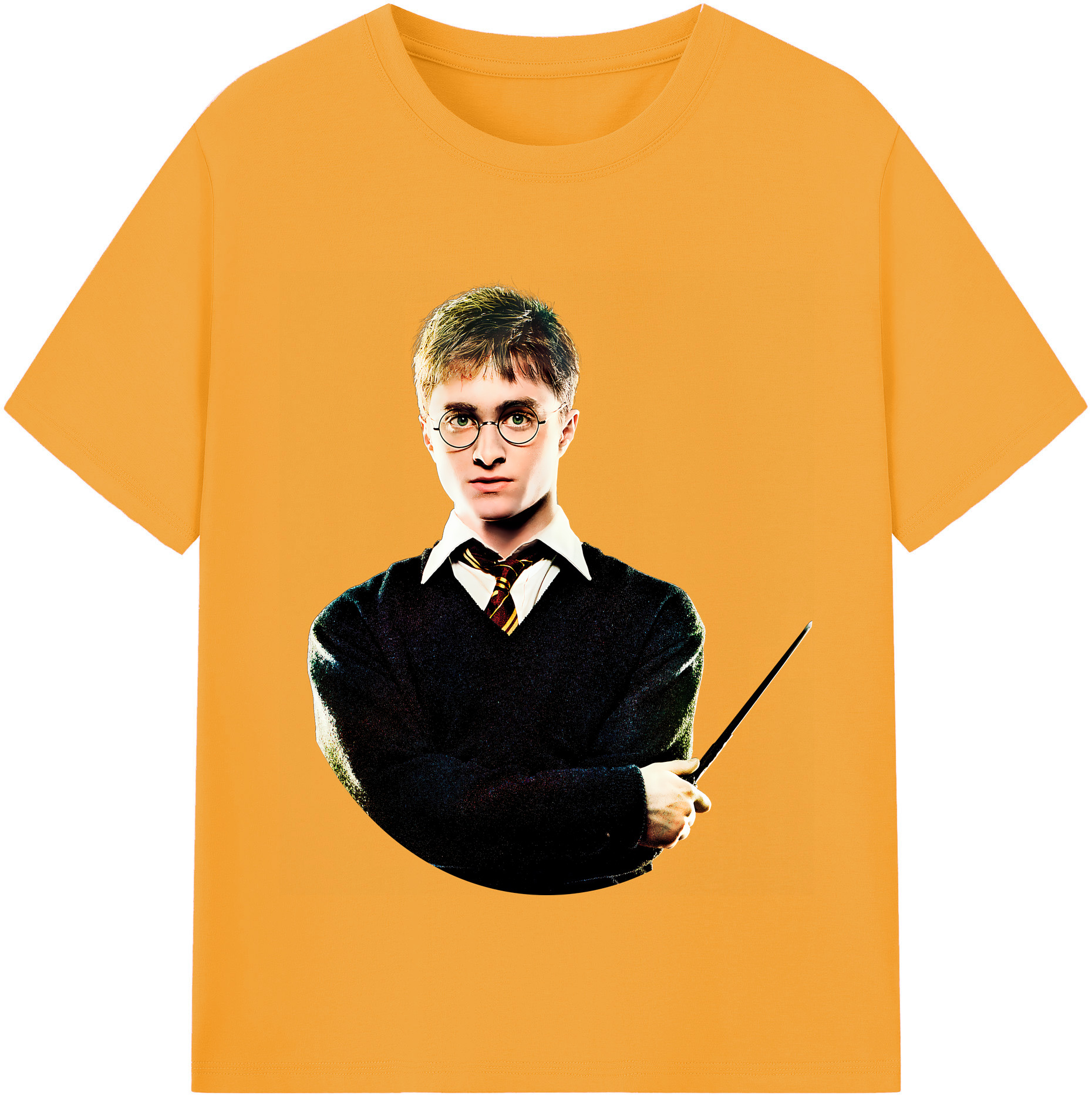 （画像用） Harry Potter ハリー・ポッターシリーズ 綿100％半袖Tシャツ（フロントプリント）