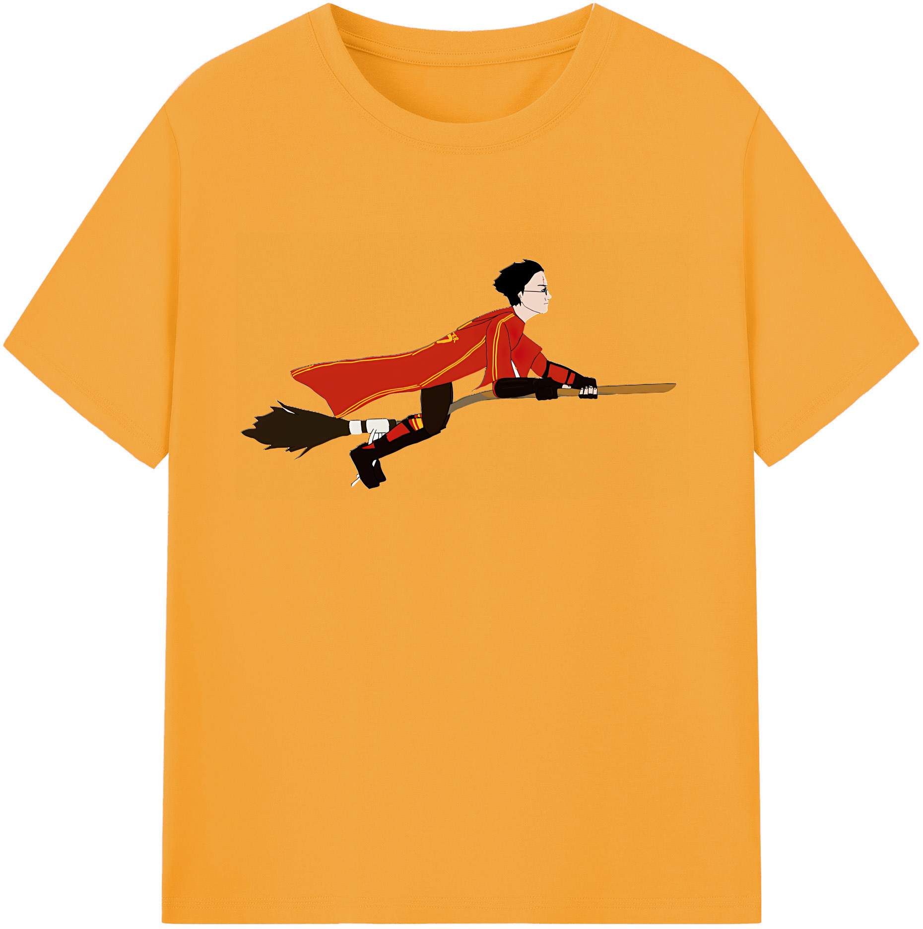 （画像用） Harry Potter ハリー・ポッターシリーズ 綿100％半袖Tシャツ（フロントプリント）