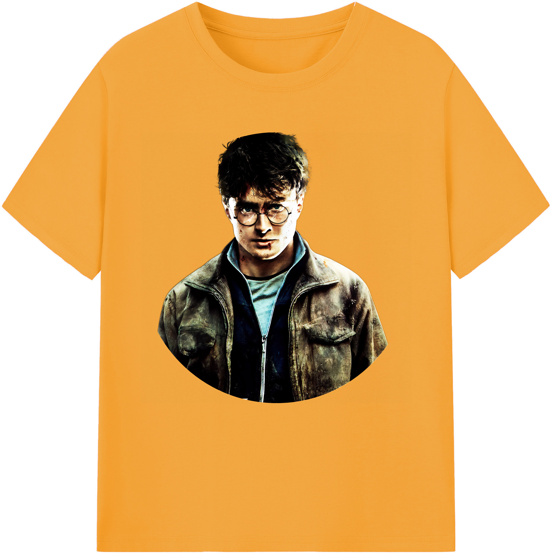 （画像用） Harry Potter ハリー・ポッターシリーズ 綿100％半袖Tシャツ（フロントプリント）