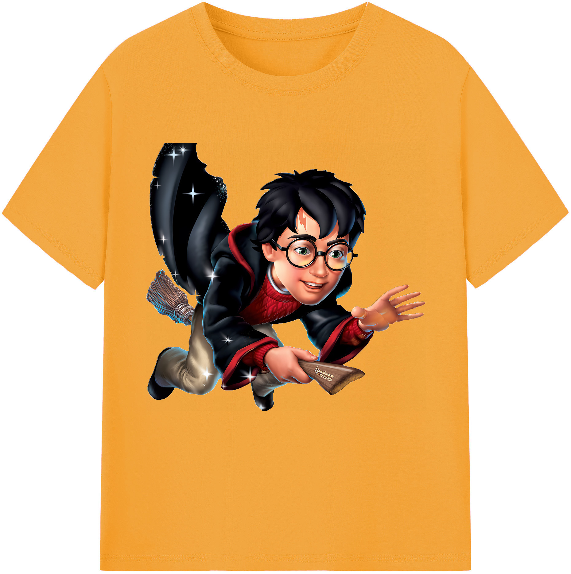 （画像用） Harry Potter ハリー・ポッターシリーズ 綿100％半袖Tシャツ（フロントプリント）