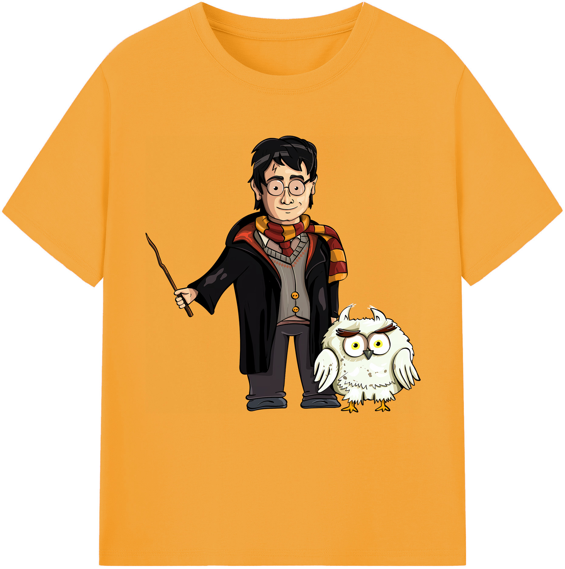 （画像用） Harry Potter ハリー・ポッターシリーズ 綿100％半袖Tシャツ（フロントプリント）