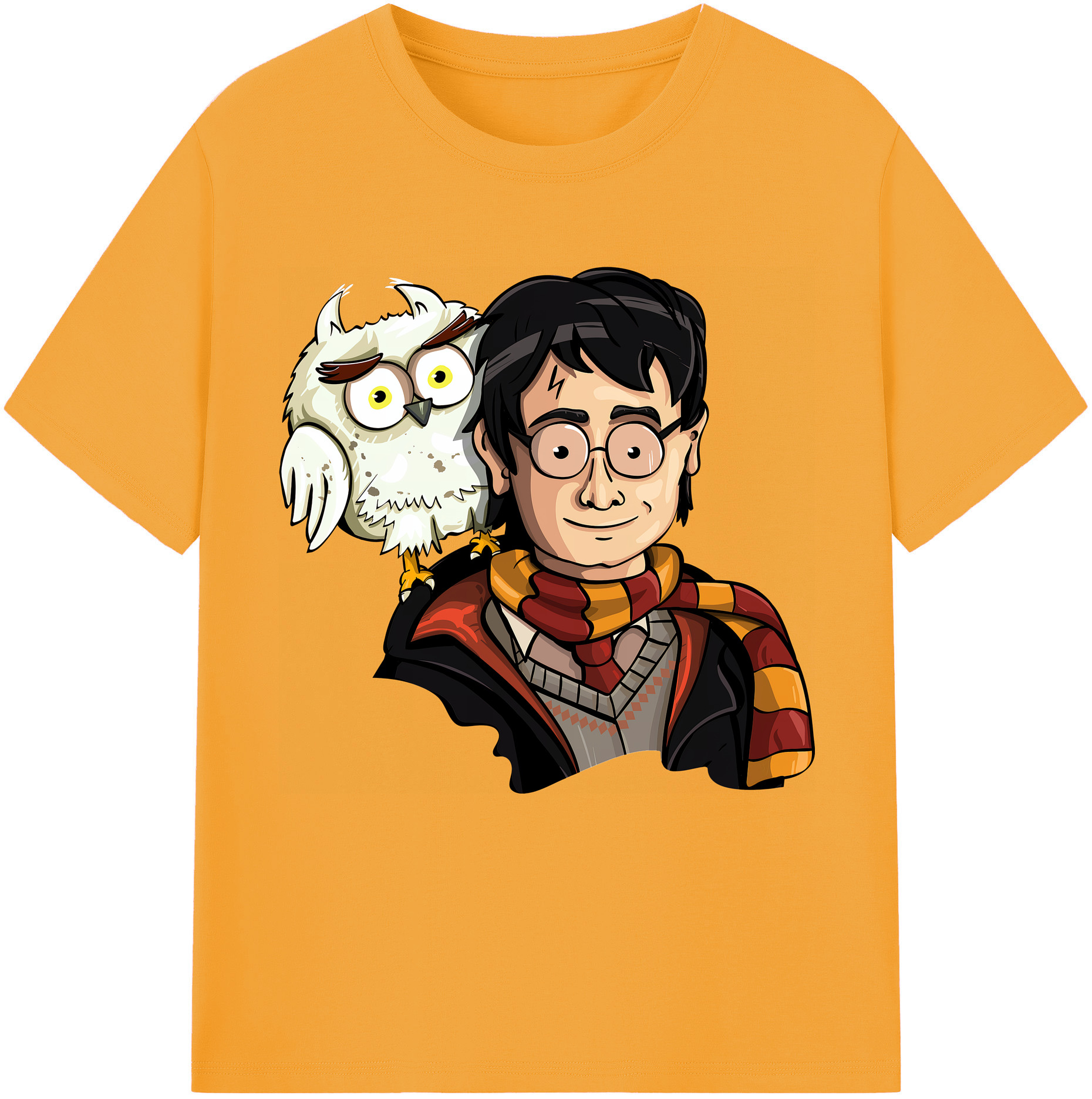 （画像用） Harry Potter ハリー・ポッターシリーズ 綿100％半袖Tシャツ（フロントプリント）