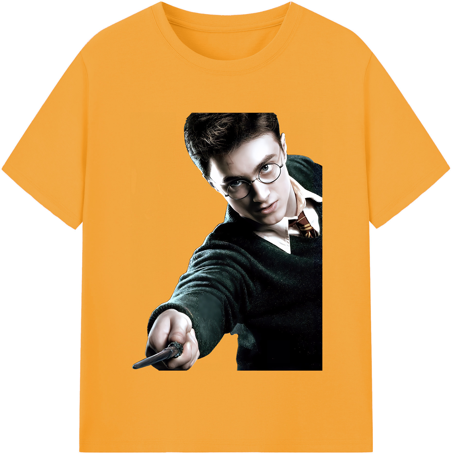 （画像用） Harry Potter ハリー・ポッターシリーズ 綿100％半袖Tシャツ（フロントプリント）