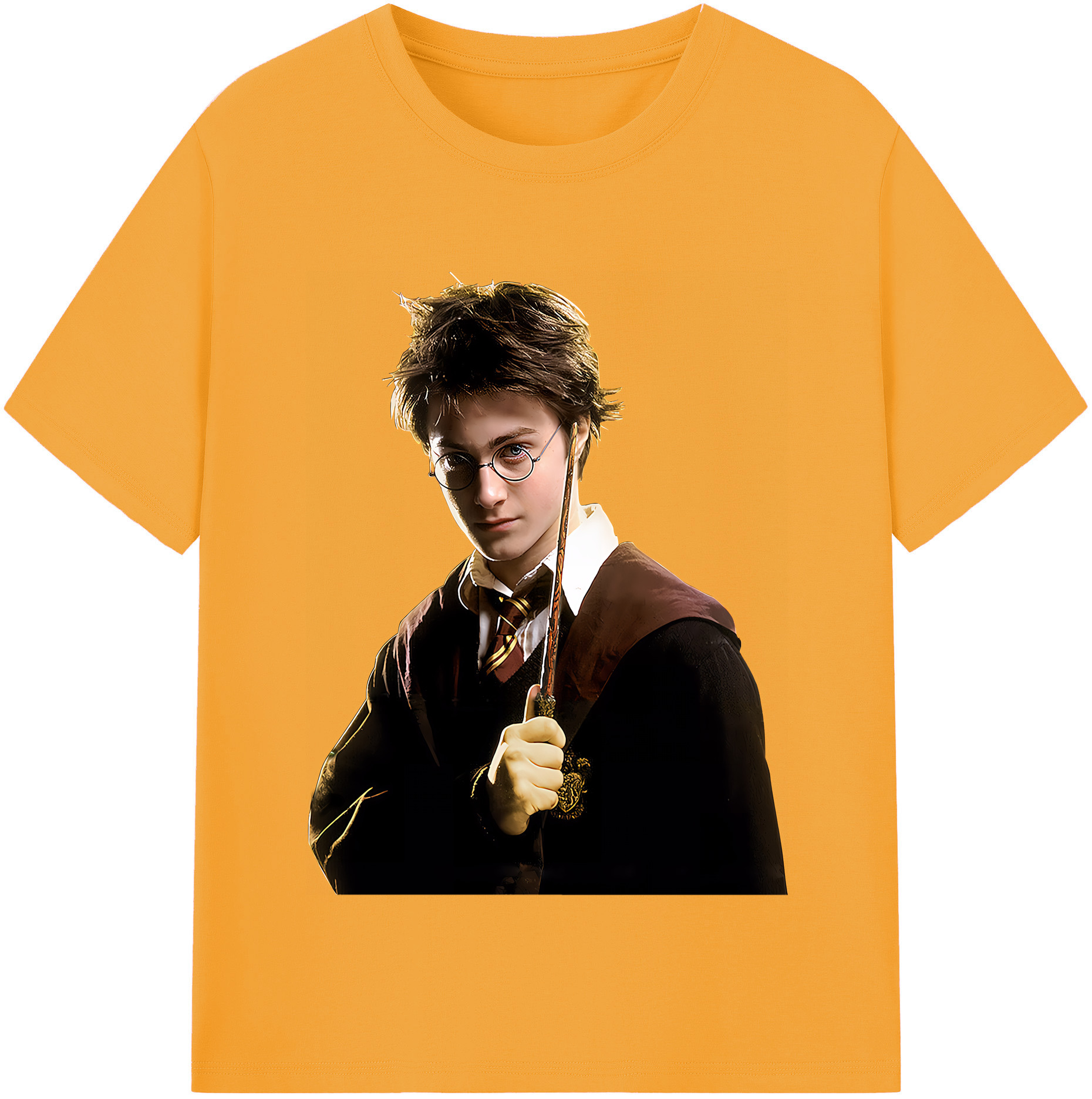 （画像用） Harry Potter ハリー・ポッターシリーズ 綿100％半袖Tシャツ（フロントプリント）