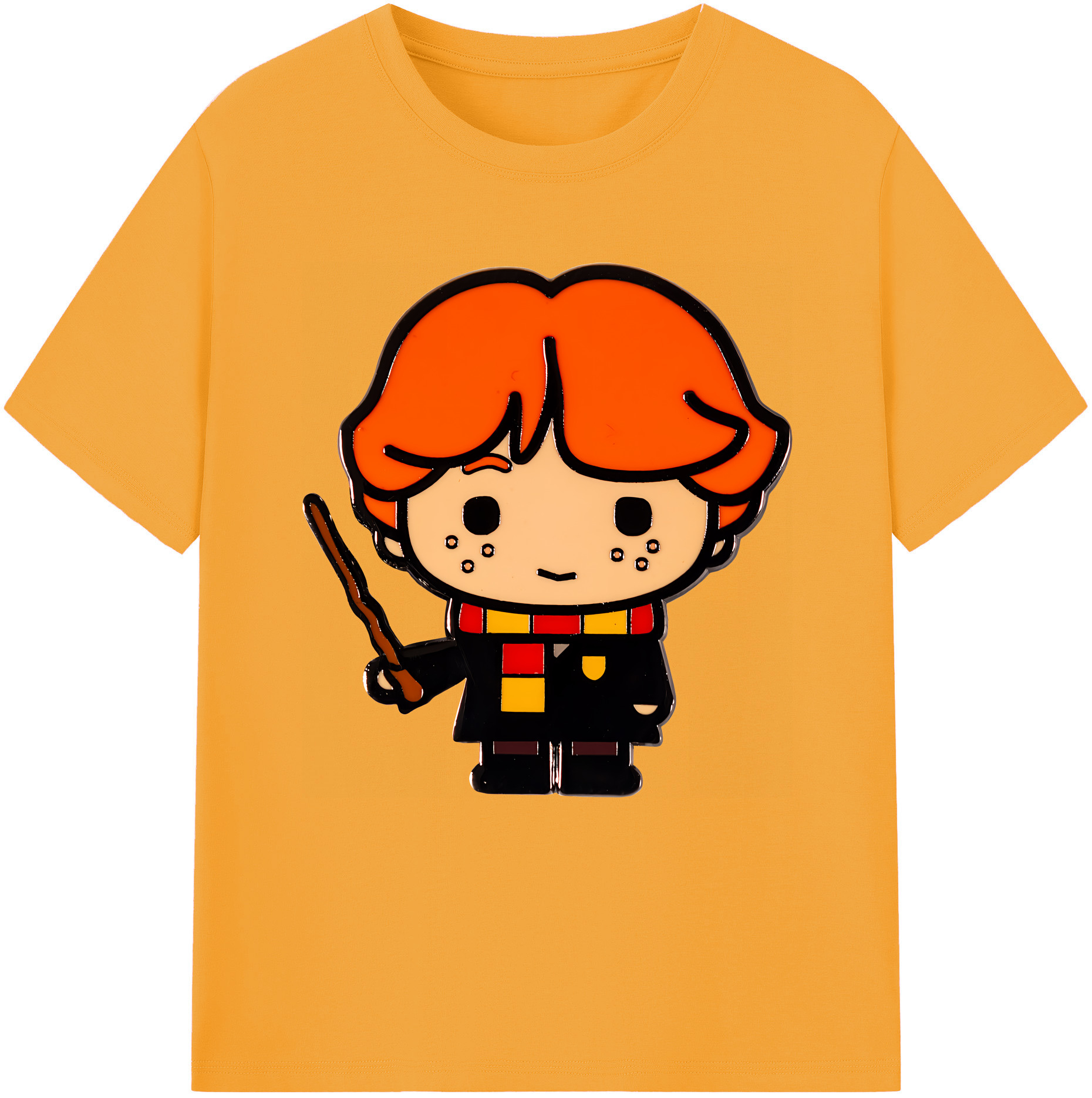 （画像用） Harry Potter ハリー・ポッターシリーズ 綿100％半袖Tシャツ（フロントプリント）