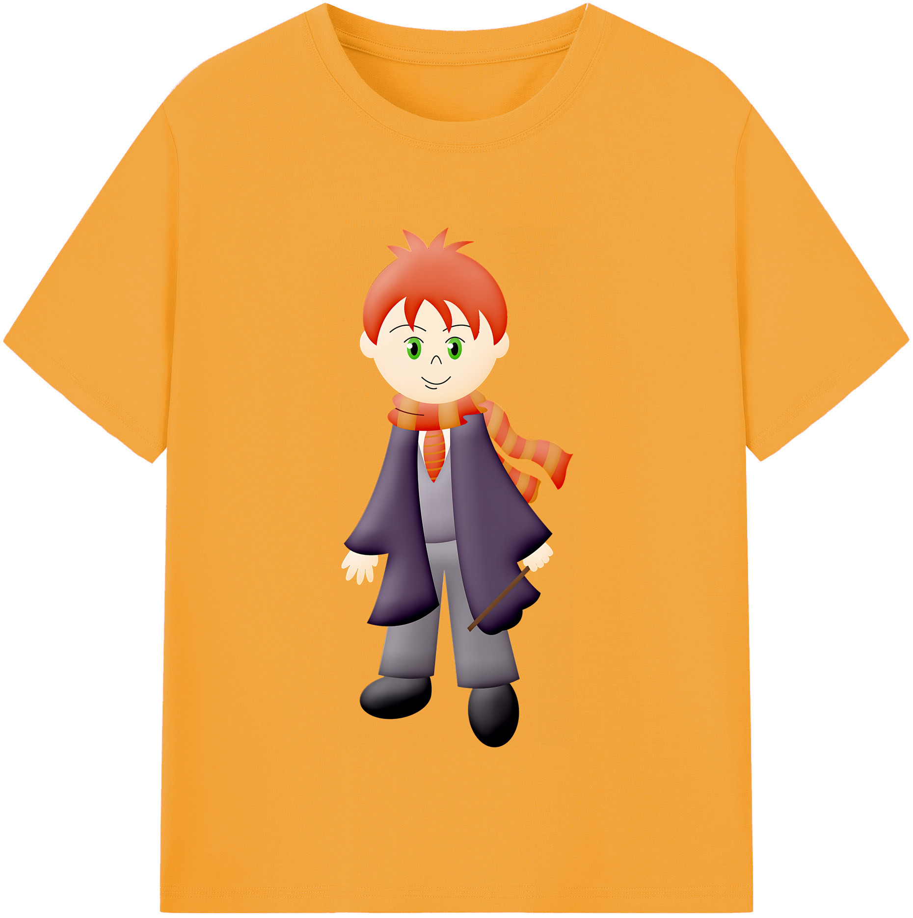 （画像用） Harry Potter ハリー・ポッターシリーズ 綿100％半袖Tシャツ（フロントプリント）