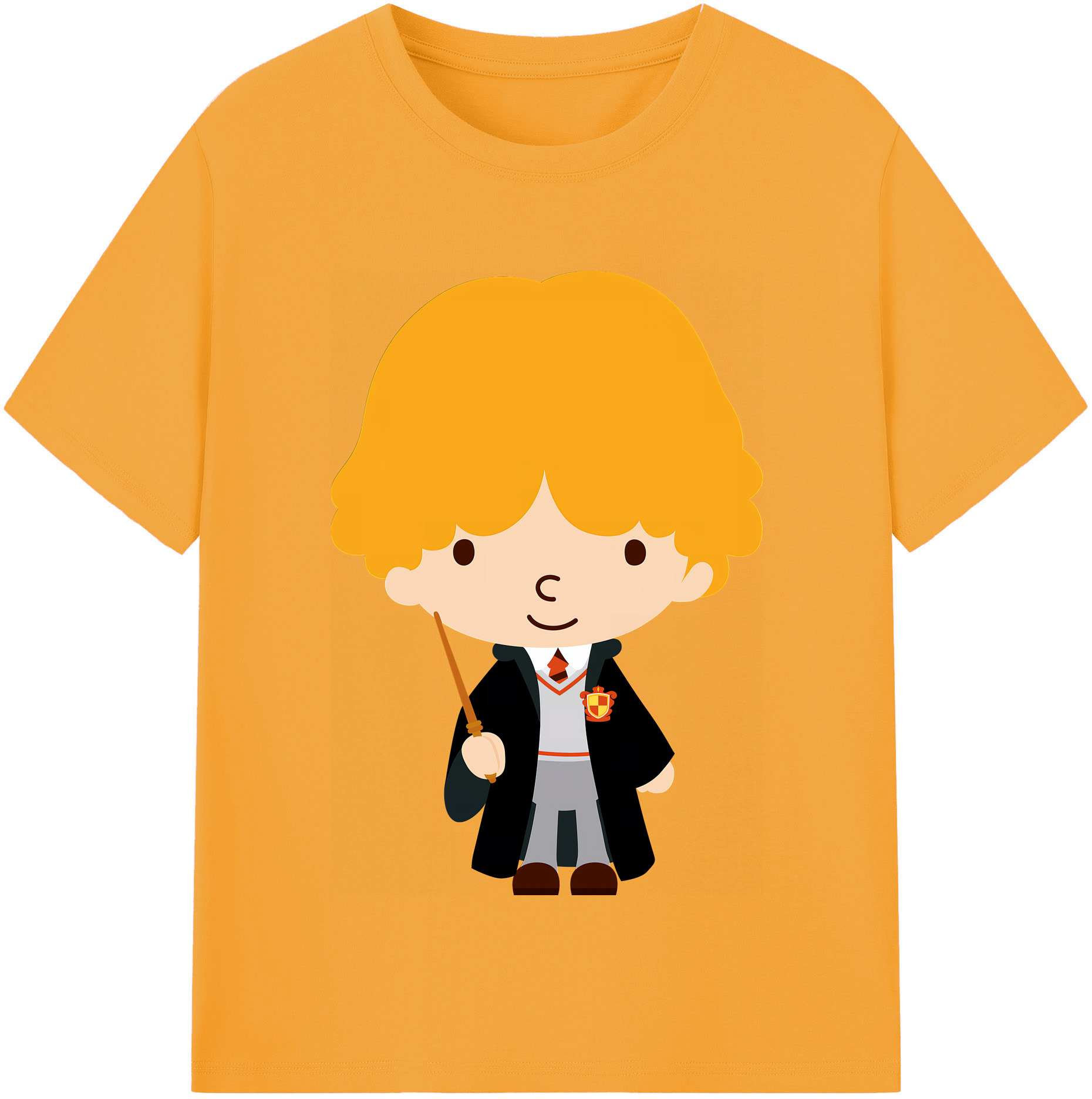 （画像用） Harry Potter ハリー・ポッターシリーズ 綿100％半袖Tシャツ（フロントプリント）