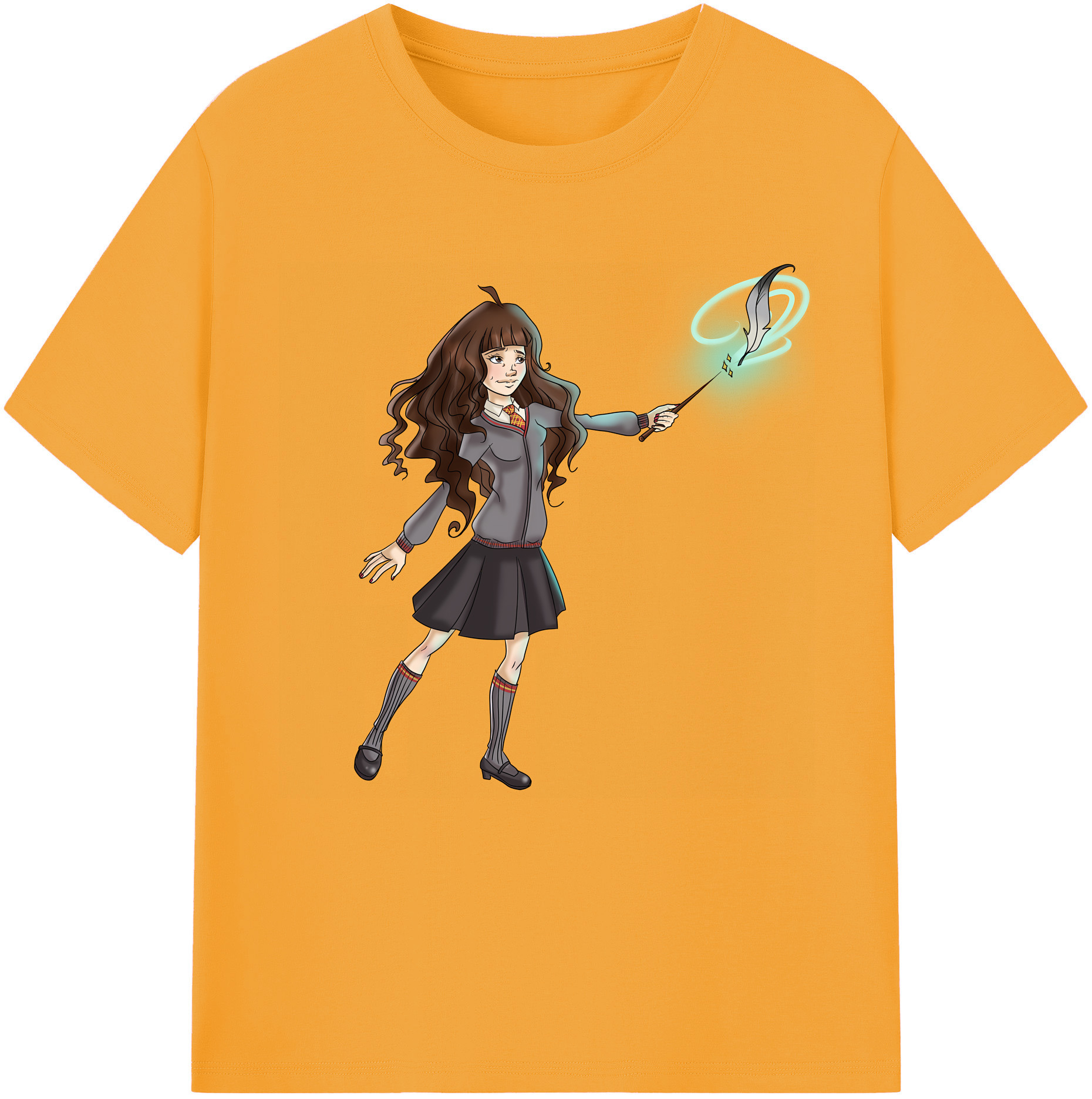 （画像用） Harry Potter ハリー・ポッターシリーズ 綿100％半袖Tシャツ（フロントプリント）