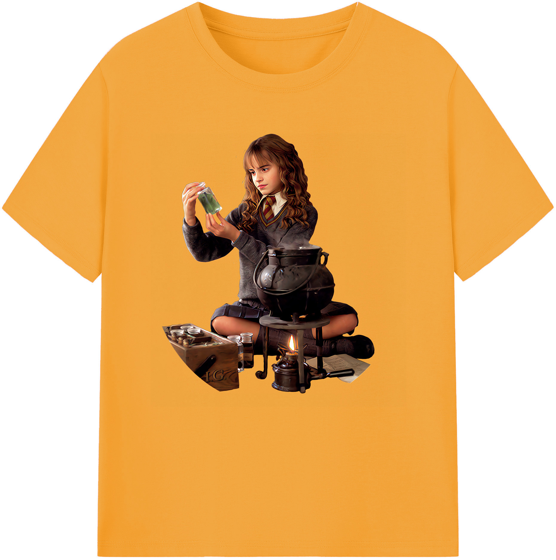 （画像用） Harry Potter ハリー・ポッターシリーズ 綿100％半袖Tシャツ（フロントプリント）