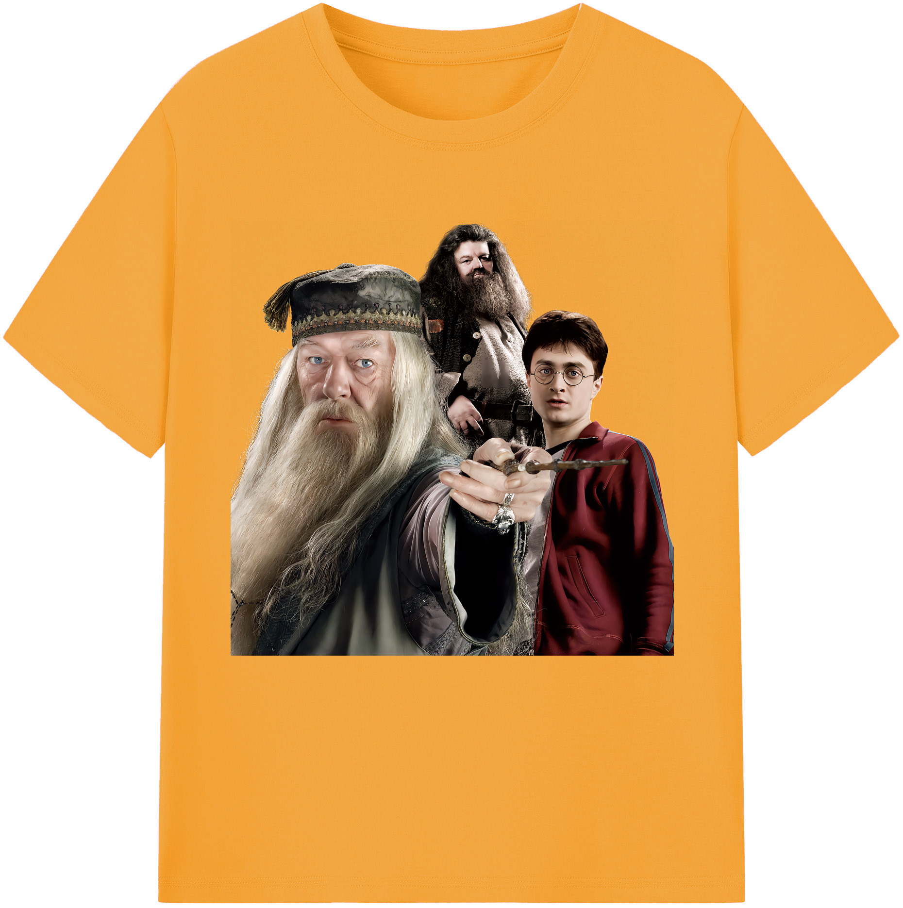 （画像用） Harry Potter ハリー・ポッターシリーズ 綿100％半袖Tシャツ（フロントプリント）