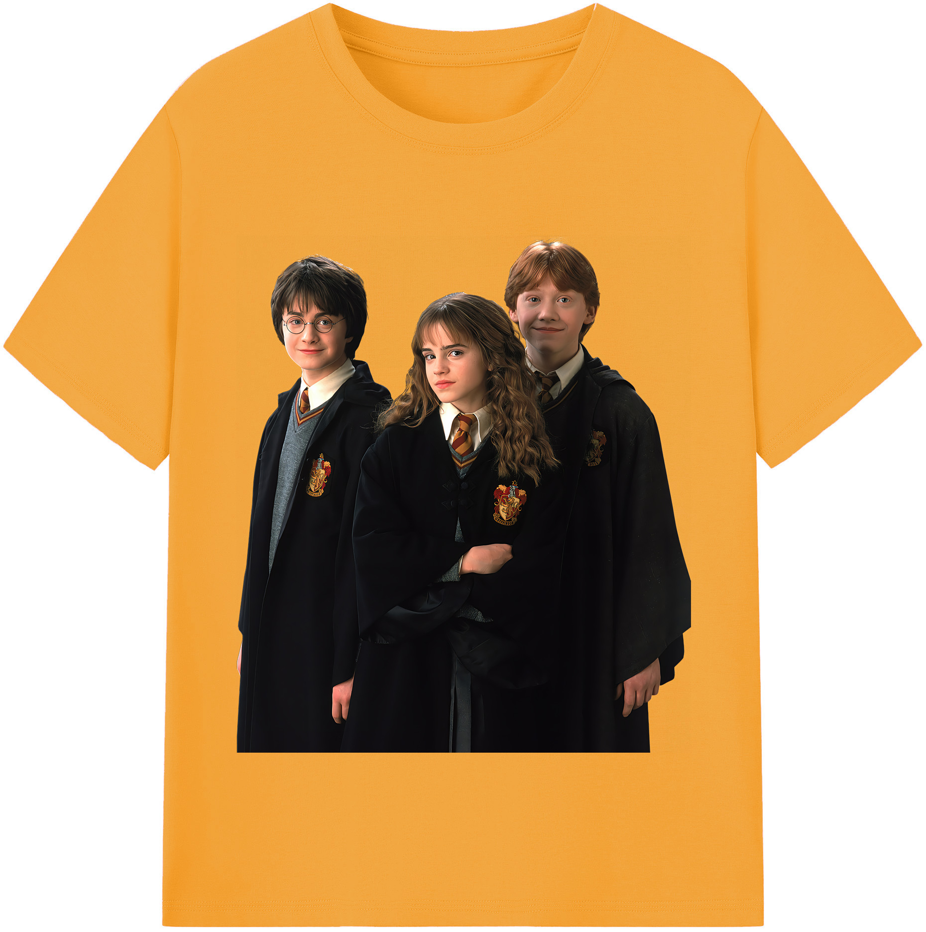 （画像用） Harry Potter ハリー・ポッターシリーズ 綿100％半袖Tシャツ（フロントプリント）
