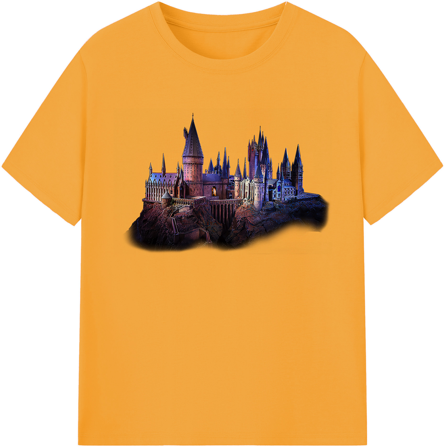 （画像用） Harry Potter ハリー・ポッターシリーズ 綿100％半袖Tシャツ（フロントプリント）