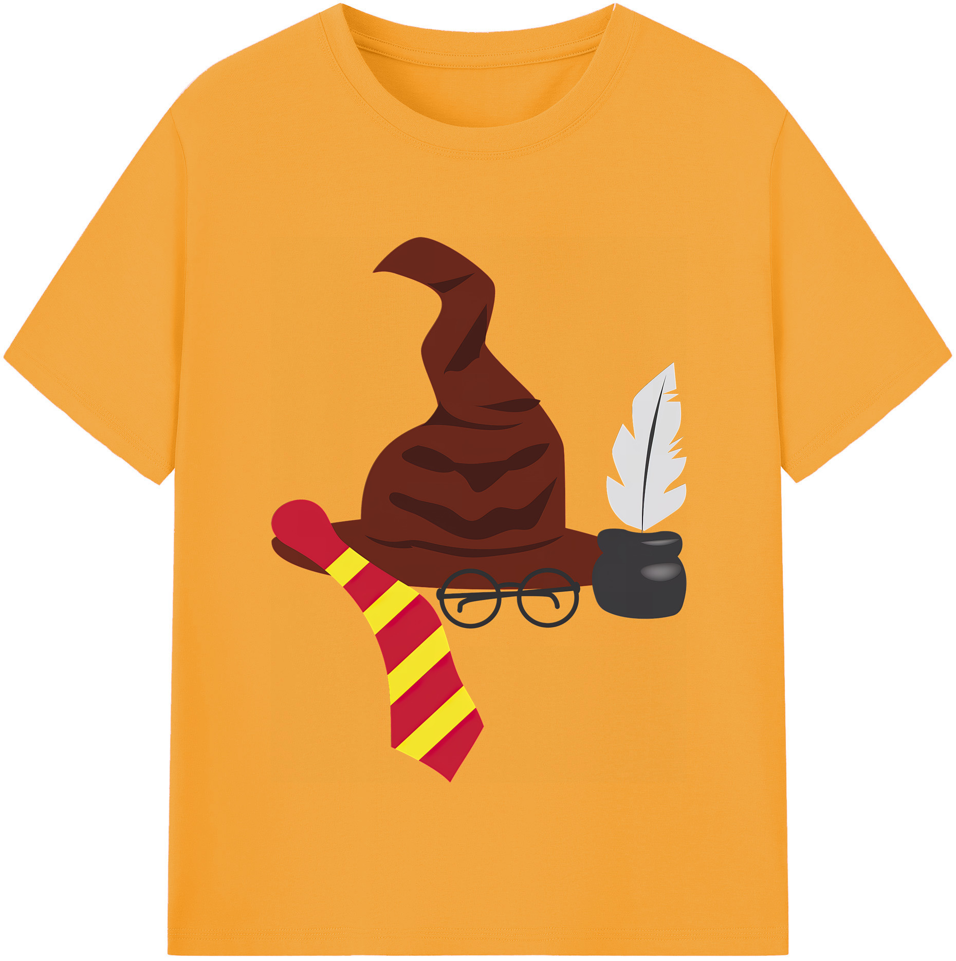 （画像用） Harry Potter ハリー・ポッターシリーズ 綿100％半袖Tシャツ（フロントプリント）