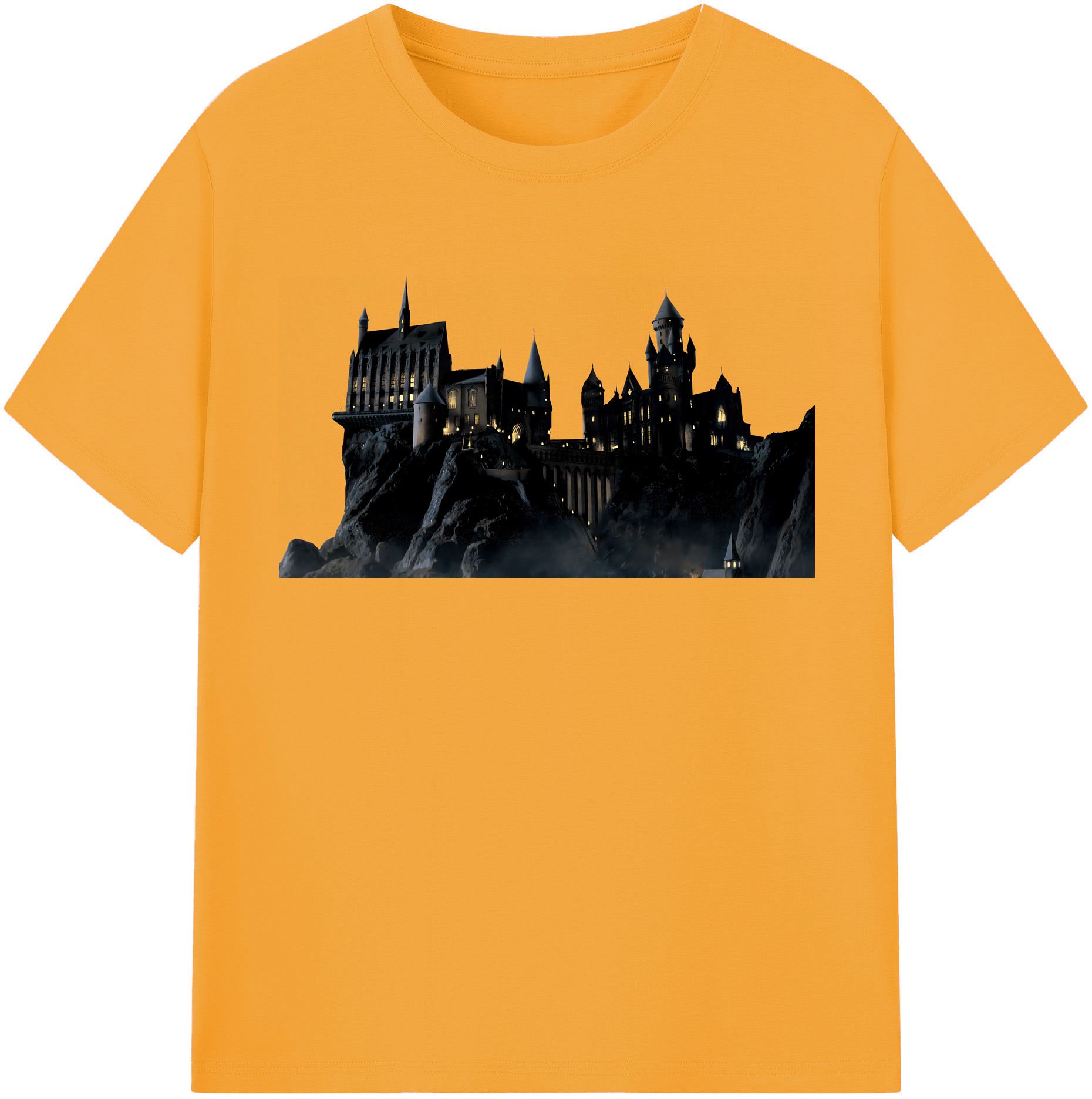（画像用） Harry Potter ハリー・ポッターシリーズ 綿100％半袖Tシャツ（フロントプリント）