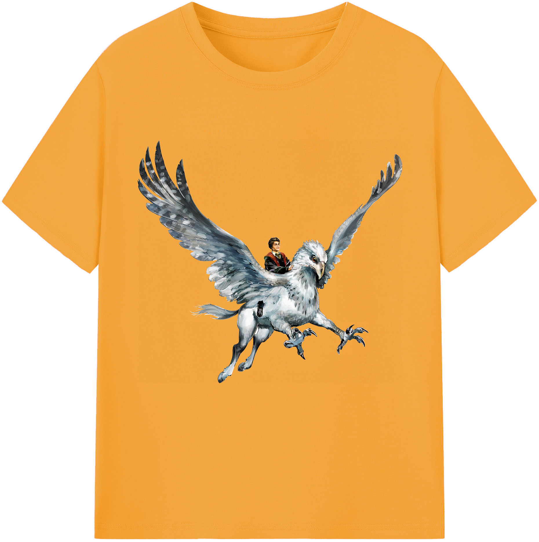 （画像用） Harry Potter ハリー・ポッターシリーズ 綿100％半袖Tシャツ（フロントプリント）