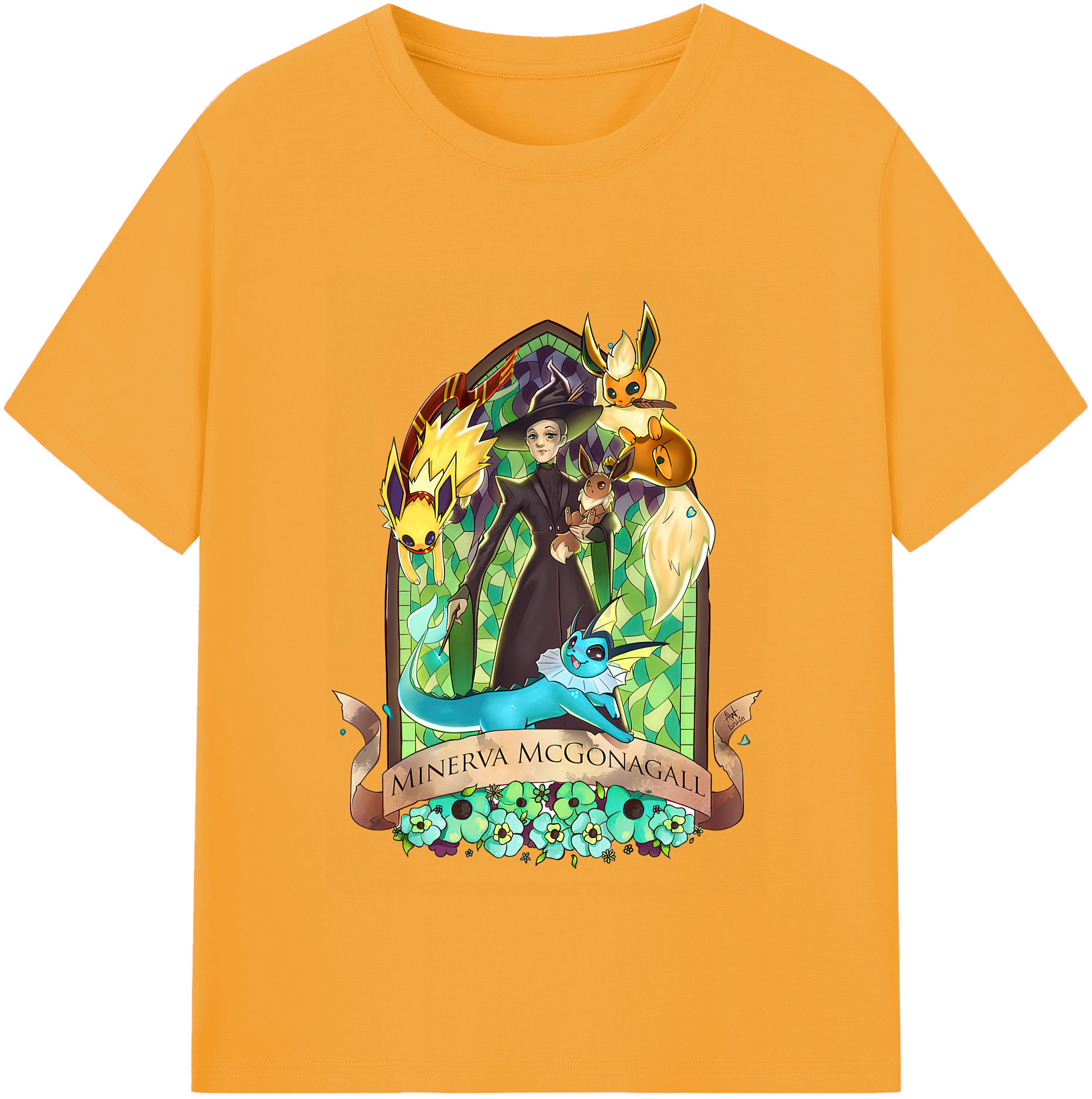 （画像用） Harry Potter ハリー・ポッターシリーズ 綿100％半袖Tシャツ（フロントプリント）