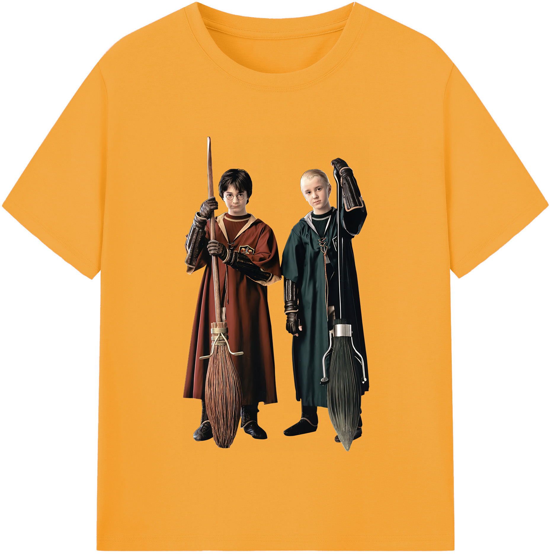 （画像用） Harry Potter ハリー・ポッターシリーズ 綿100％半袖Tシャツ（フロントプリント）