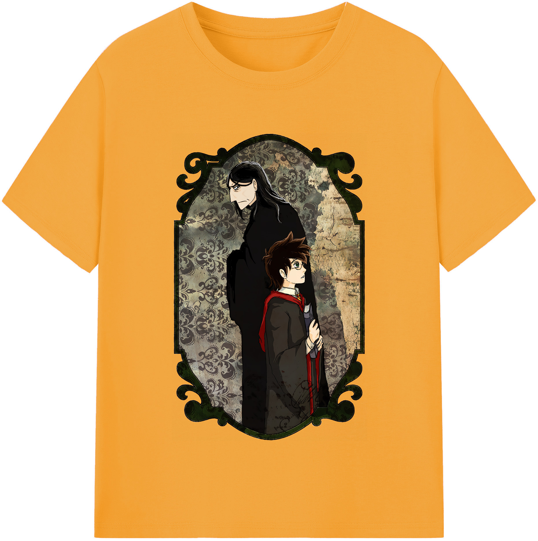（画像用） Harry Potter ハリー・ポッターシリーズ 綿100％半袖Tシャツ（フロントプリント）