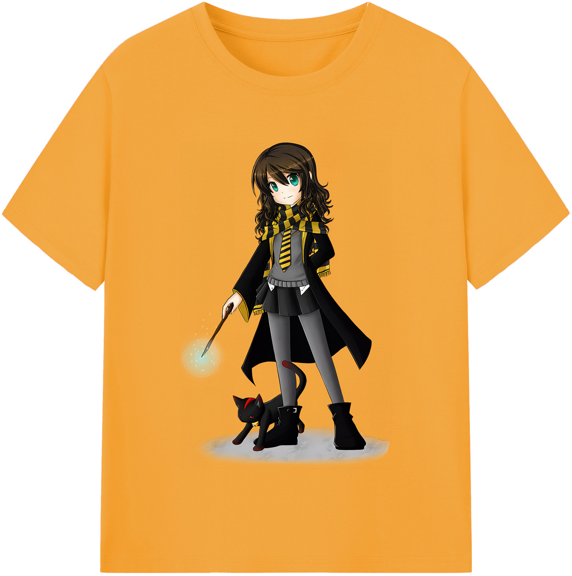 （画像用） Harry Potter ハリー・ポッターシリーズ 綿100％半袖Tシャツ（フロントプリント）