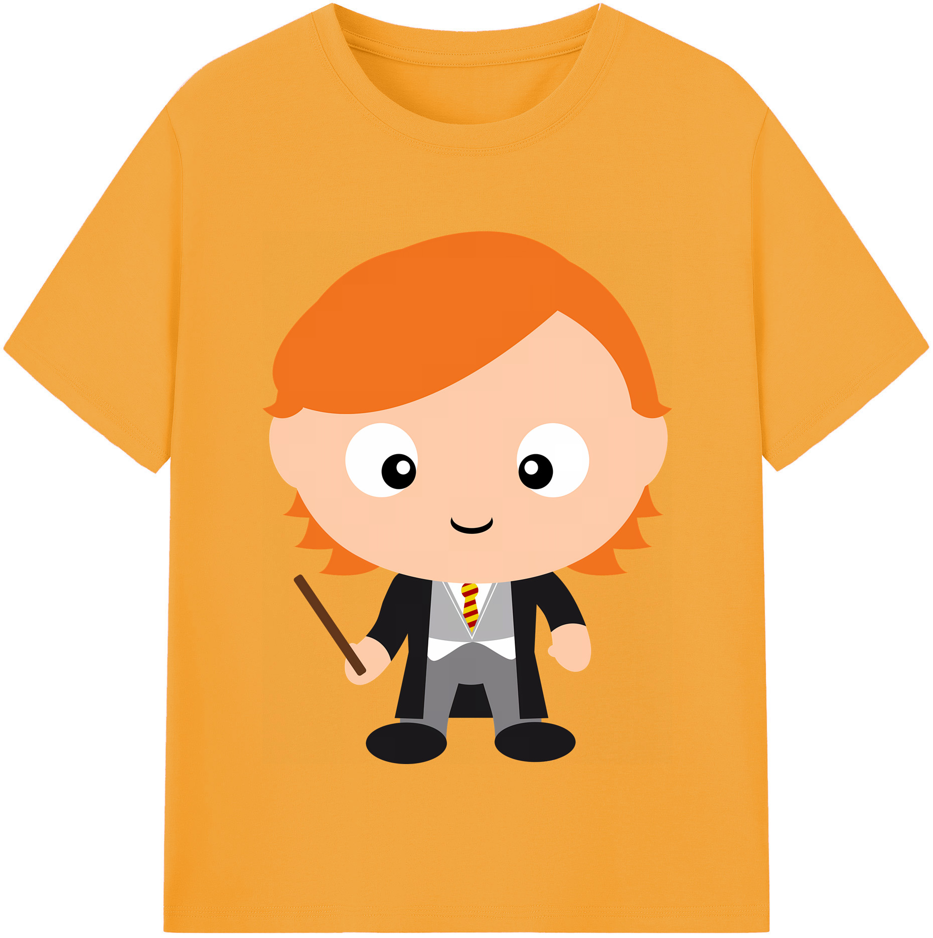 （画像用） Harry Potter ハリー・ポッターシリーズ 綿100％半袖Tシャツ（フロントプリント）