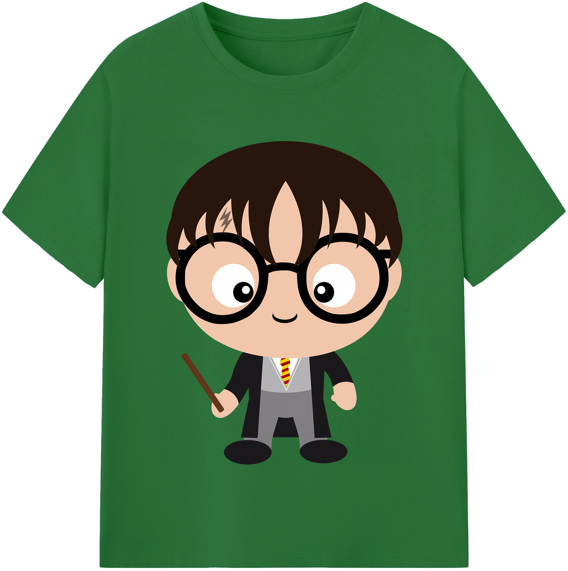 （画像用） Harry Potter ハリー・ポッターシリーズ 綿100％半袖Tシャツ（フロントプリント）