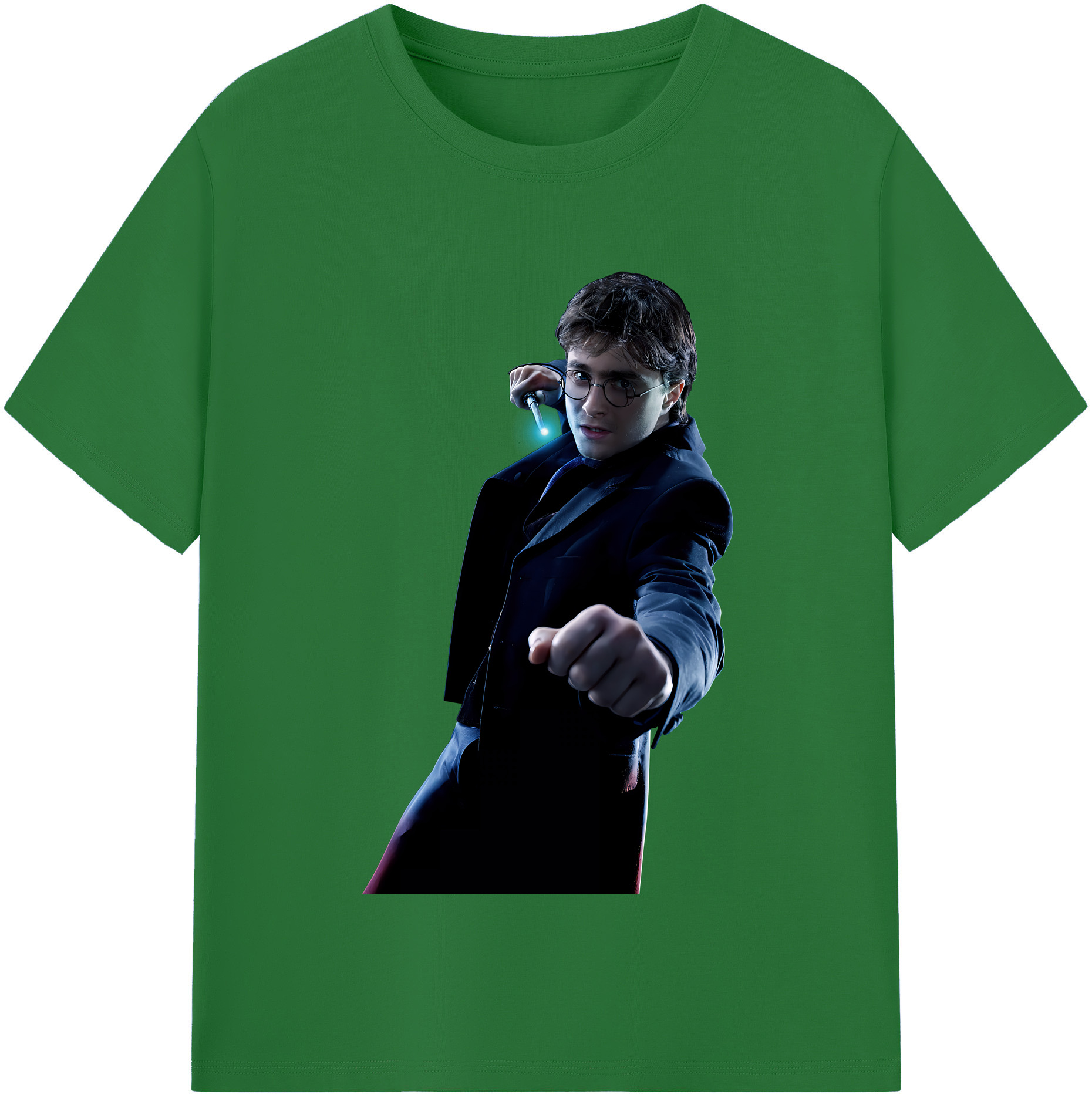 （画像用） Harry Potter ハリー・ポッターシリーズ 綿100％半袖Tシャツ（フロントプリント）