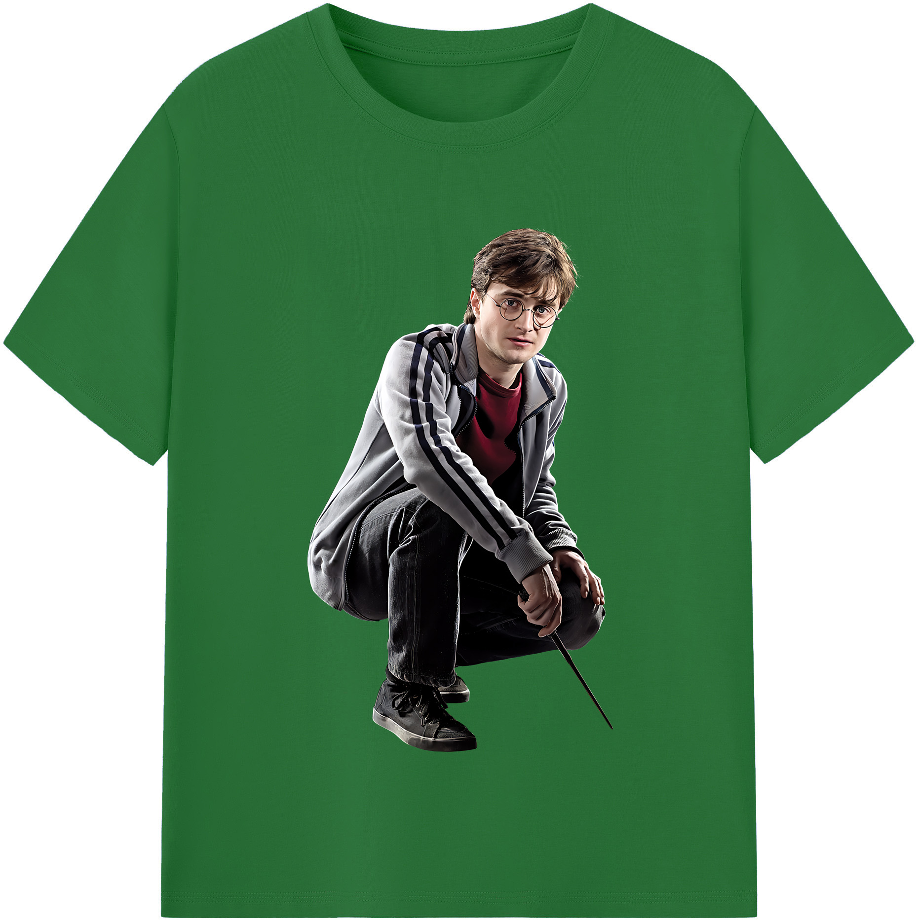（画像用） Harry Potter ハリー・ポッターシリーズ 綿100％半袖Tシャツ（フロントプリント）