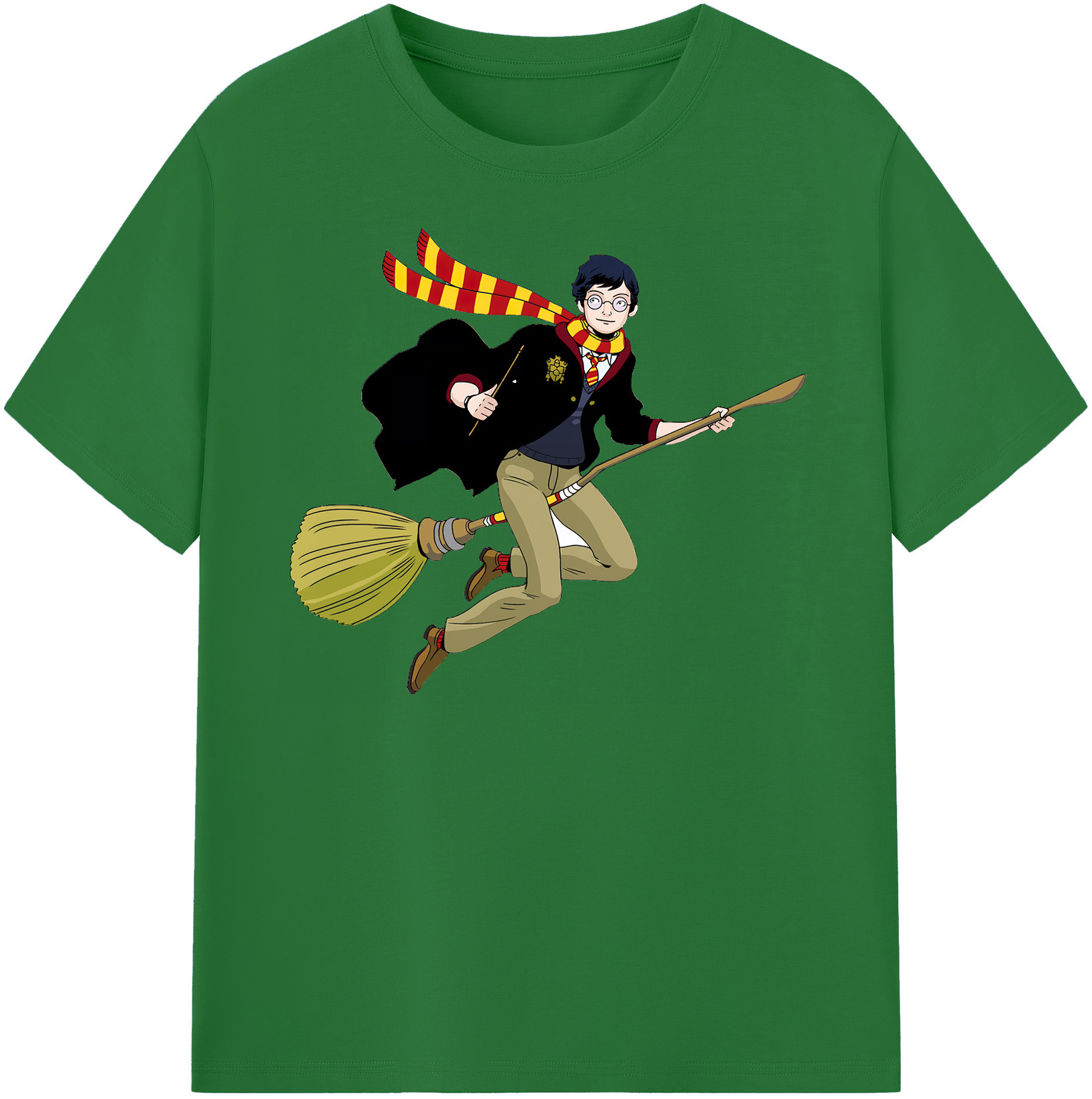 （画像用） Harry Potter ハリー・ポッターシリーズ 綿100％半袖Tシャツ（フロントプリント）