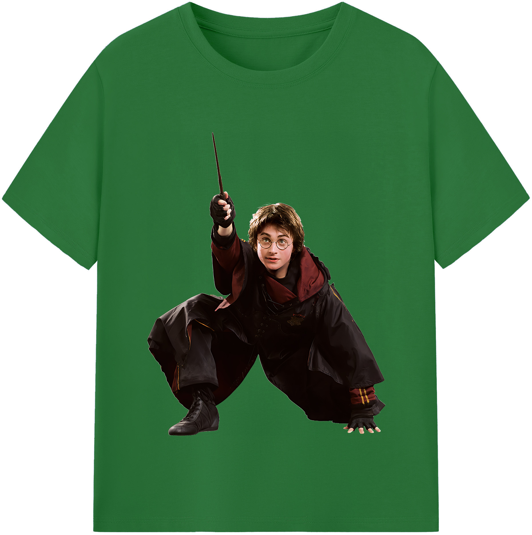 （画像用） Harry Potter ハリー・ポッターシリーズ 綿100％半袖Tシャツ（フロントプリント）