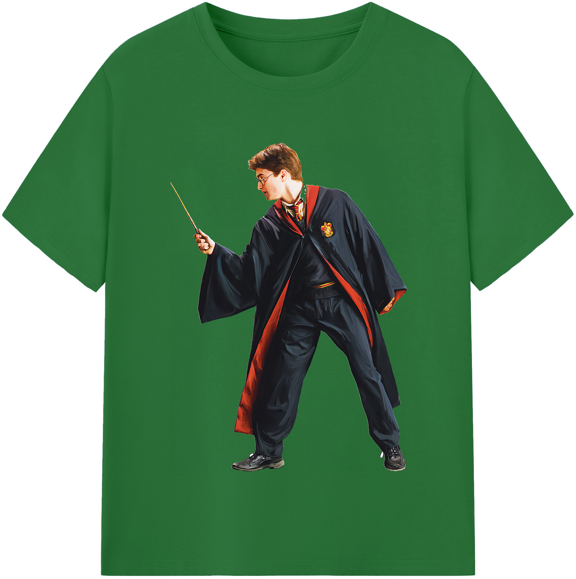 （画像用） Harry Potter ハリー・ポッターシリーズ 綿100％半袖Tシャツ（フロントプリント）